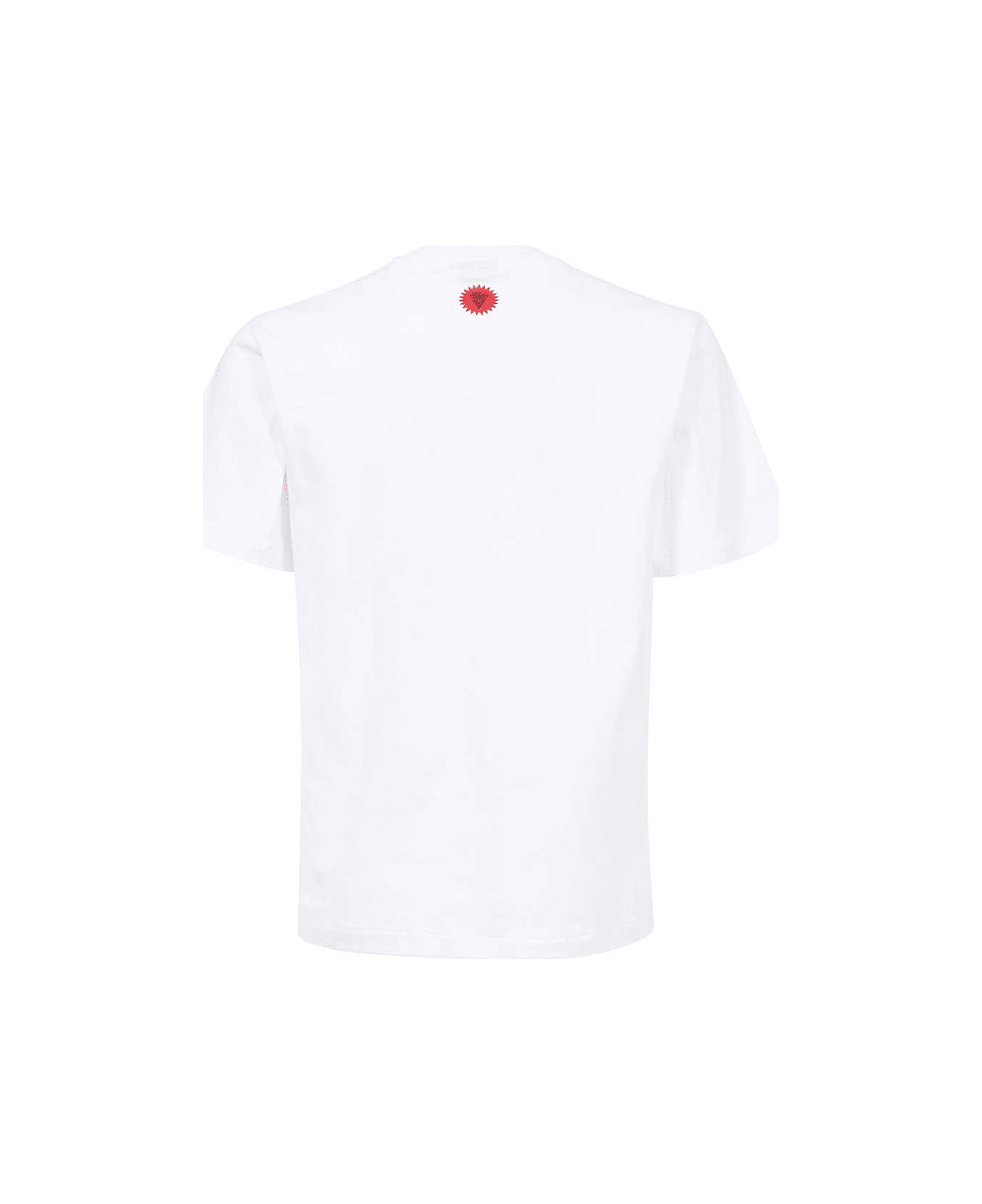 Icecream Printed Cotton T-shirt - White