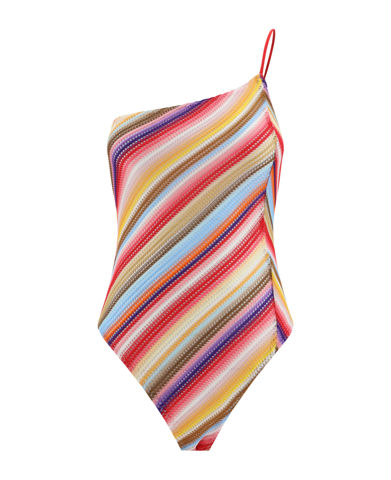 Missoni Swimsuit - Multicolor Red Strip