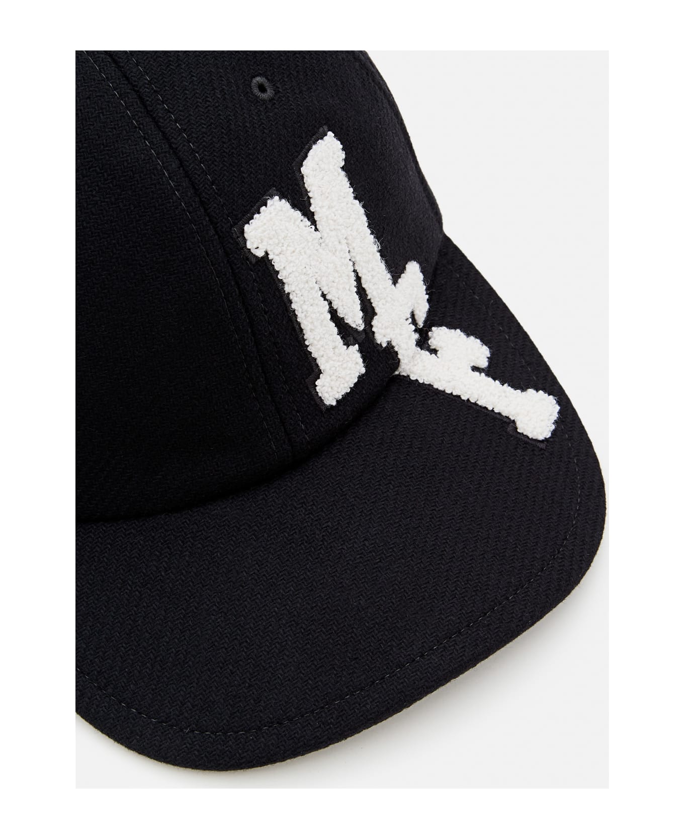 Moncler Genius Wool Felt Baseball Cap Moncler X Frgmt - Black