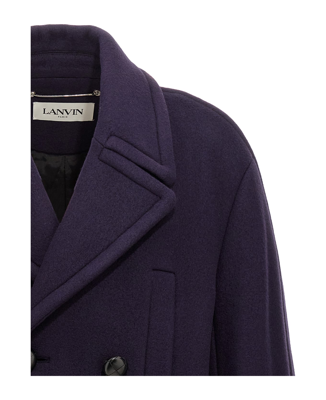 Lanvin Double-breasted Coat - Blue コート