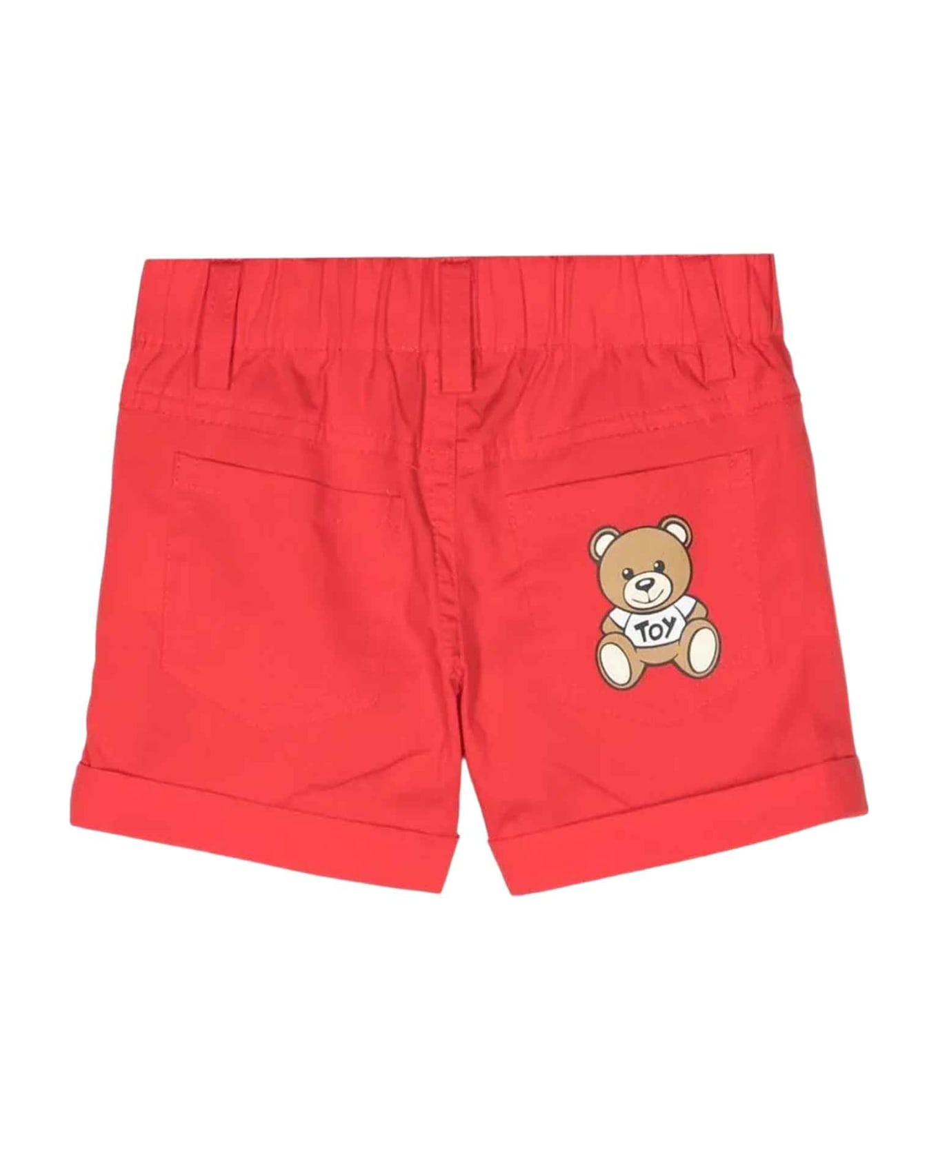 Moschino Red Shorts Baby Unisex - Rosso