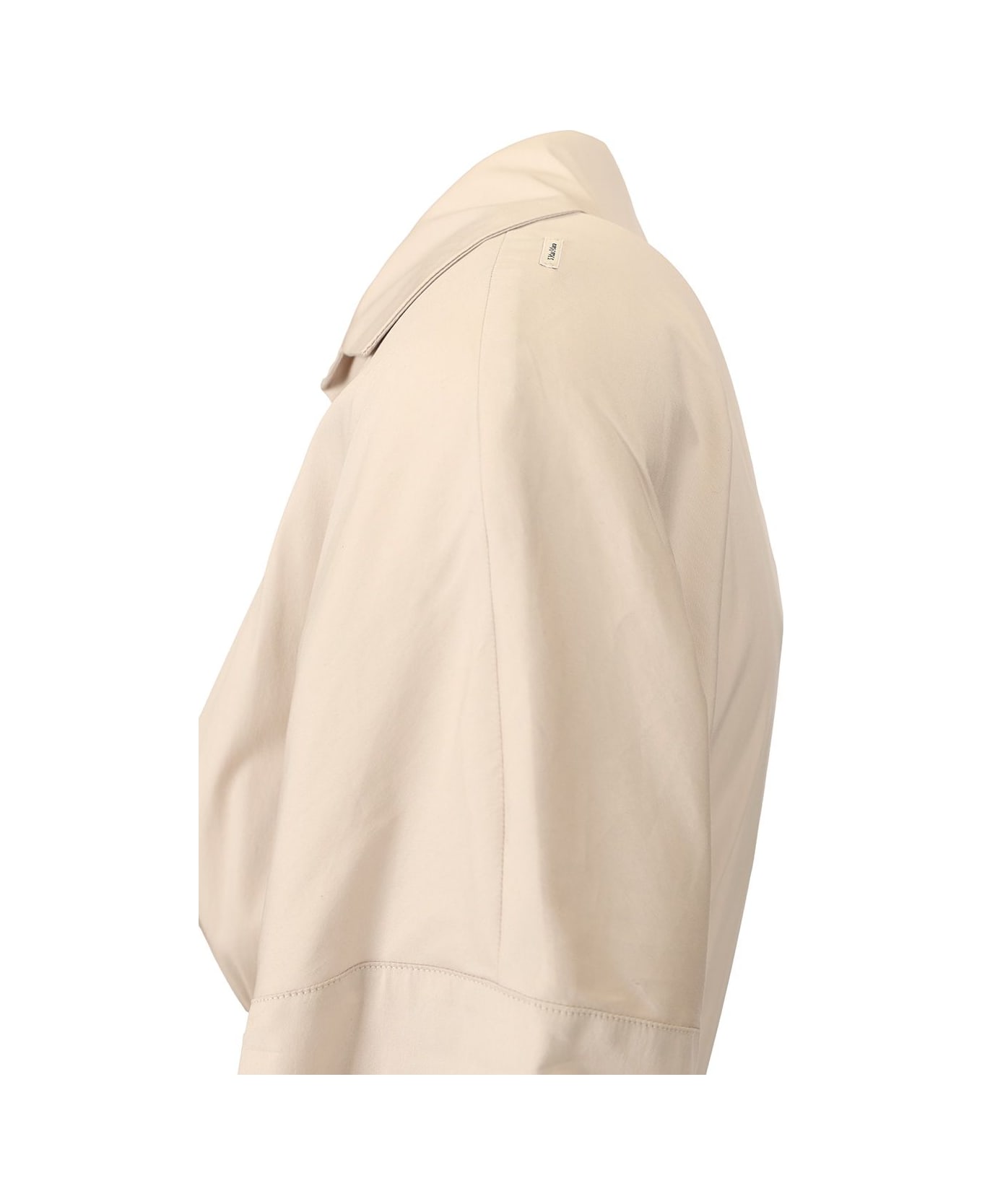 'S Max Mara Long Wrap Shirt Dress - Beige