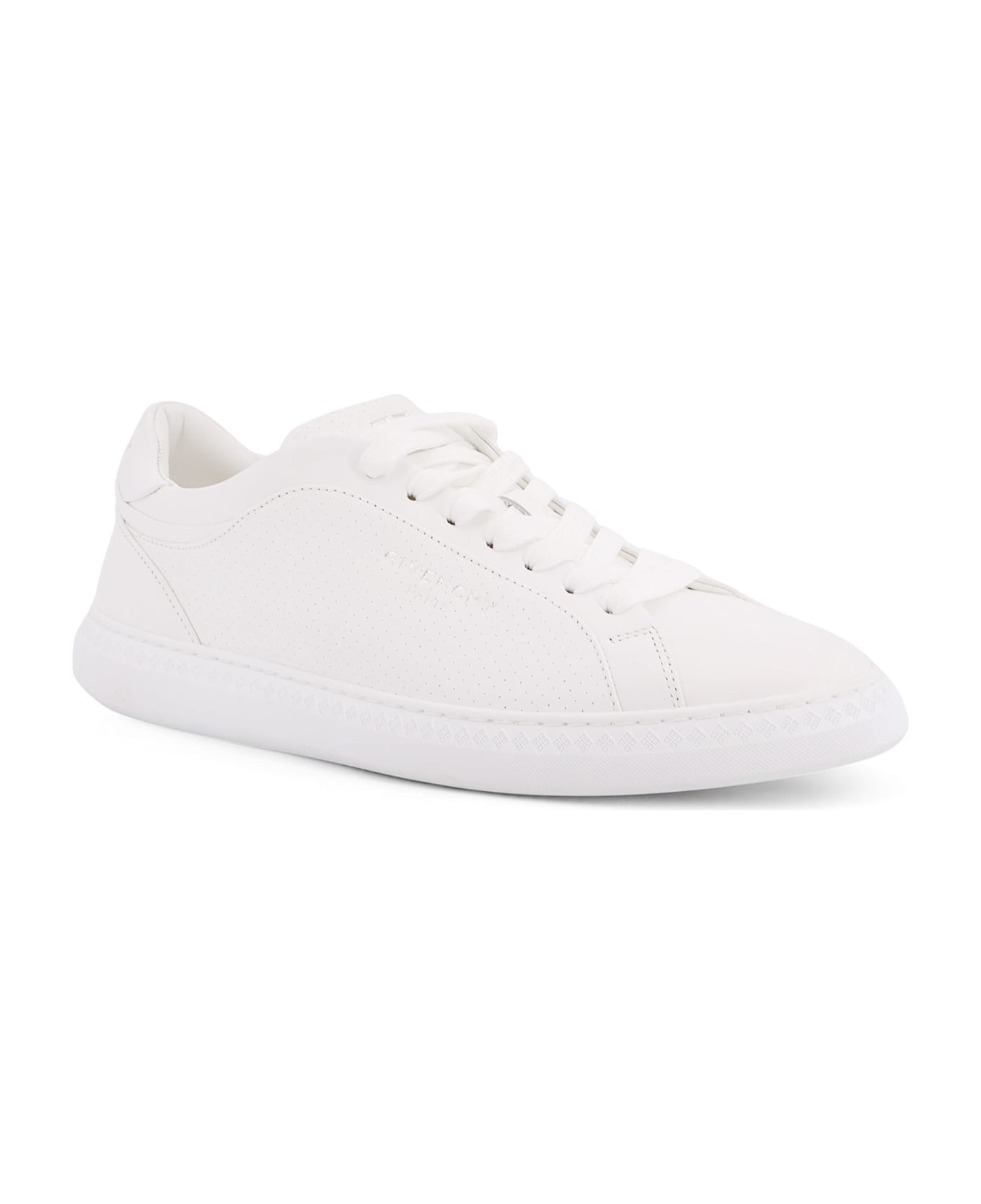Low-top Leather Sneakers - Thumbnail 3