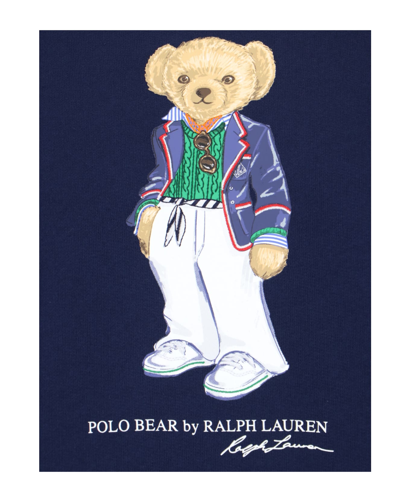 Polo Ralph Lauren 'bear' Crew Neck Sweatshirt - Blue ニットウェア
