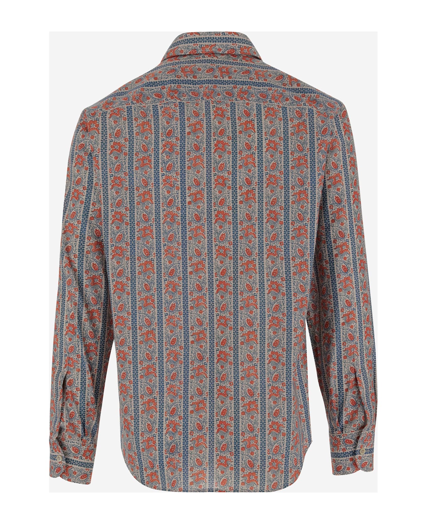 Valentino Voyage Imaginaire Cotton Shirt - Red