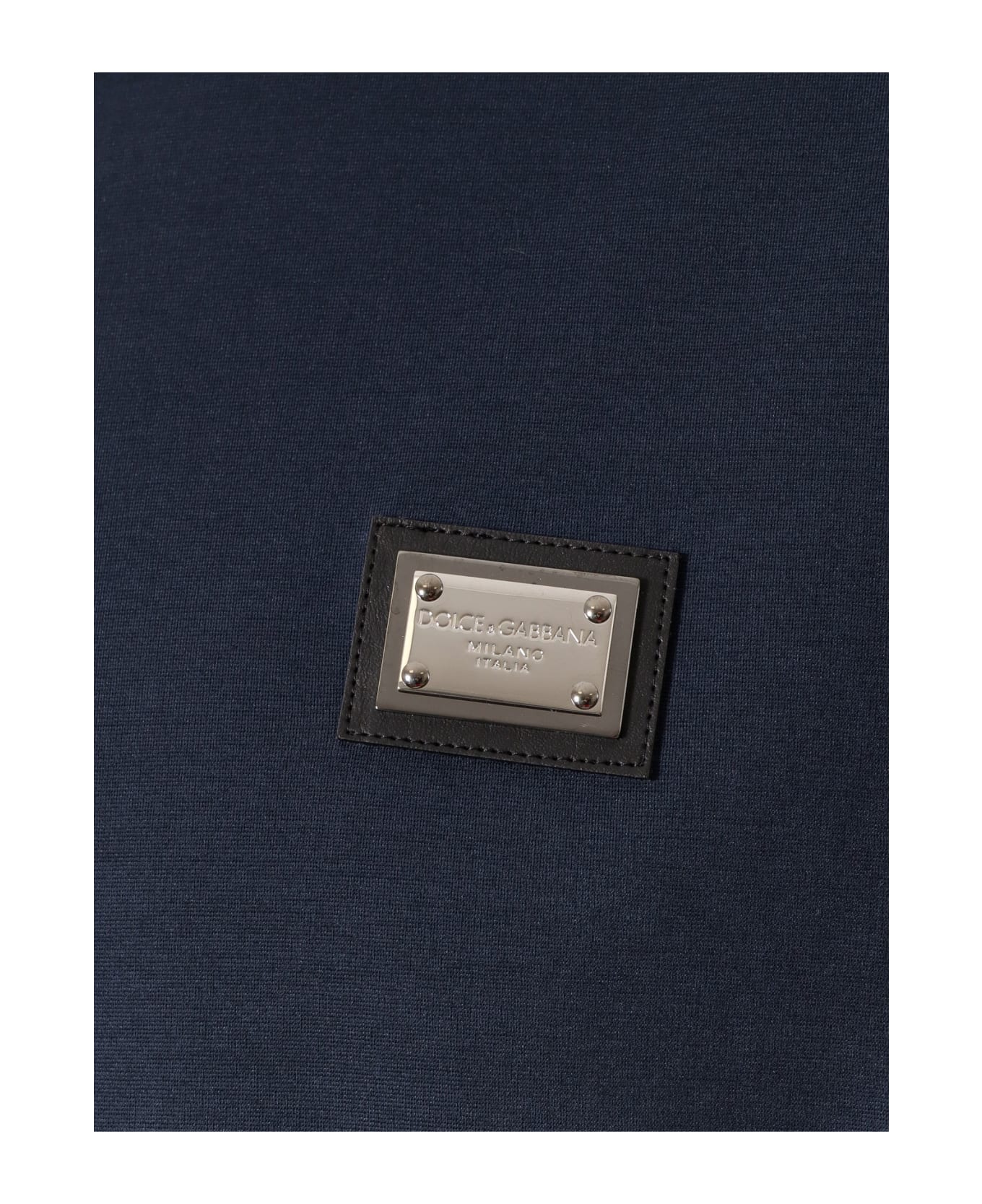Dolce & Gabbana Sleeveless Jacket With Hood - Blue ベスト