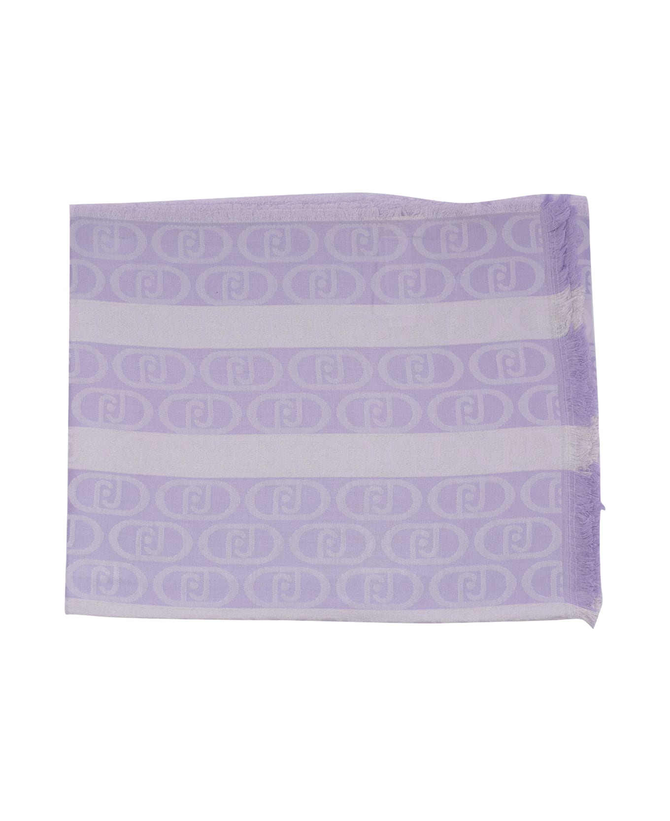 Liu-Jo Logo Stole - Purple スカーフ＆ストール