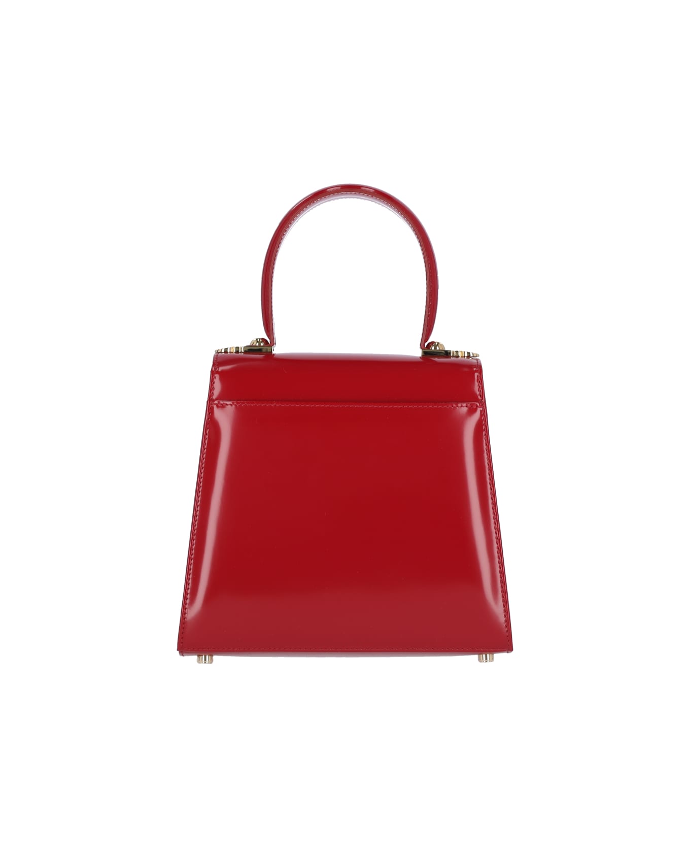 Ferragamo Iconic S Handbag - Red