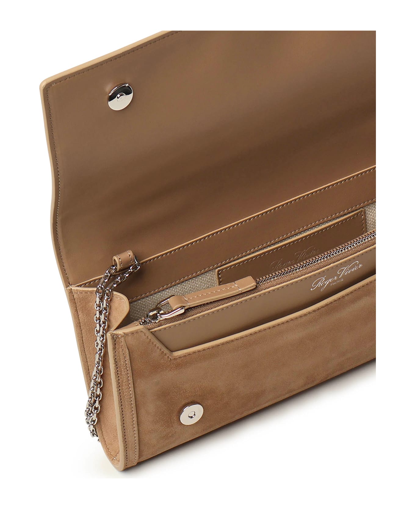 Roger Vivier Belle Vivier Clutch - TABACCOCHIARO