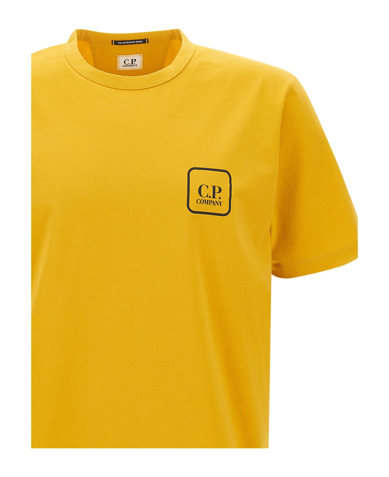 C.P. Company Cotton T-shirt - YELLOW シャツ