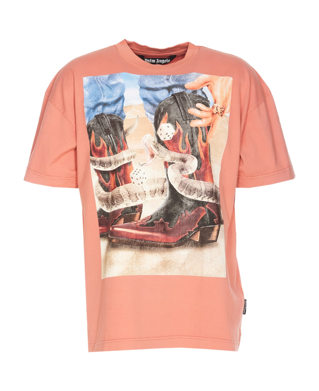 Palm Angels Dice Game T-shirt - Pink