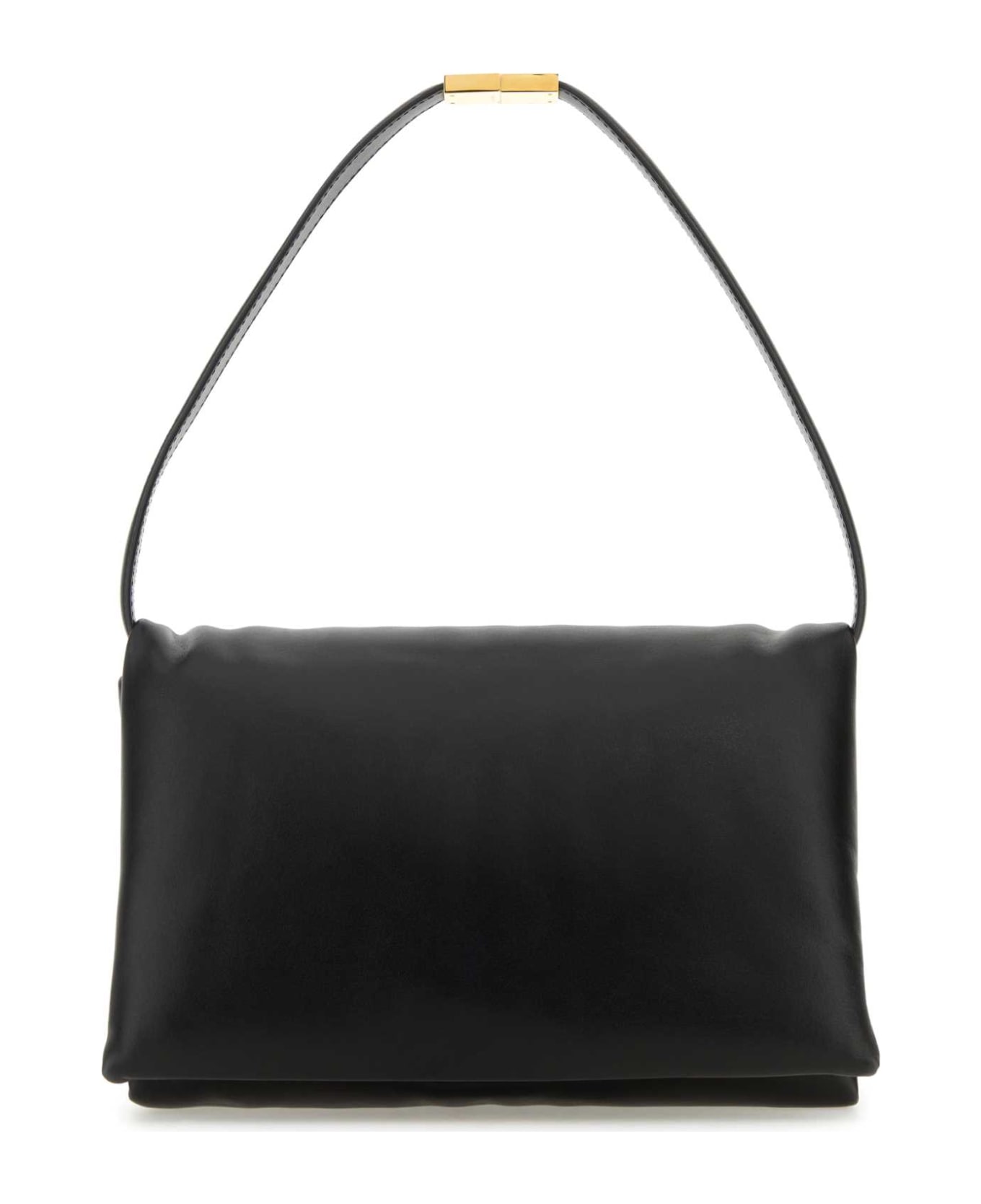 Marni Black Leather Shoulder Bag - 00N99 トートバッグ