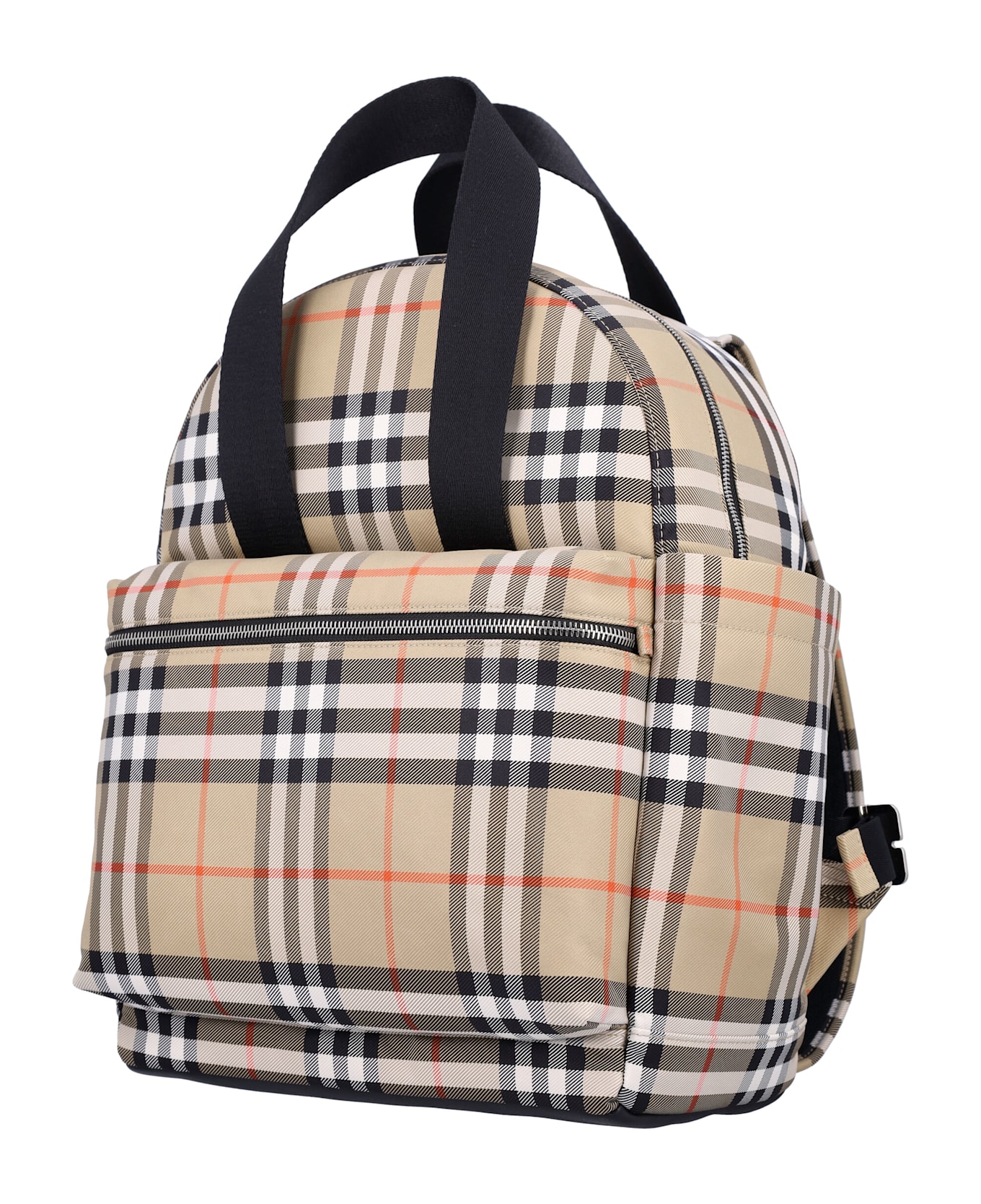Burberry Check Baby Changing Backpack - SAND IP CHECK