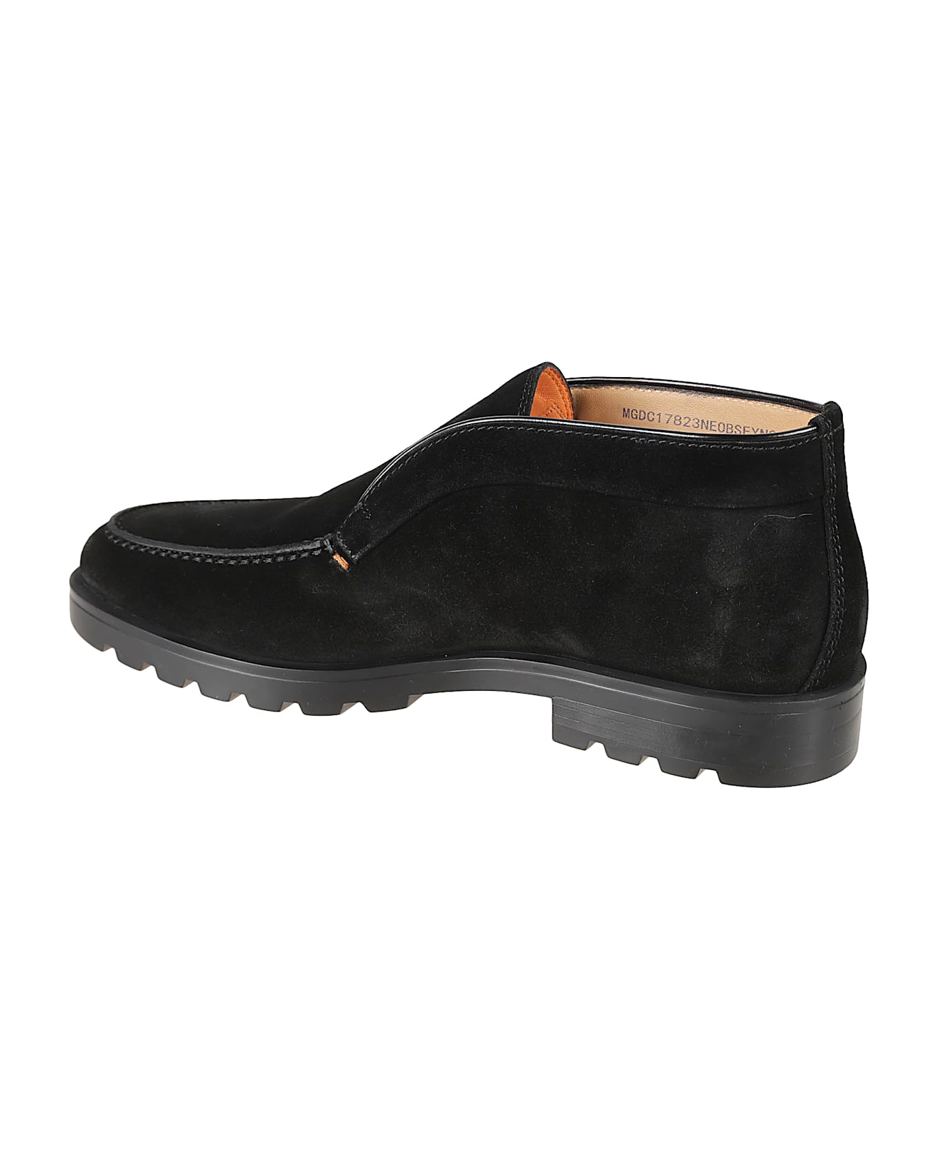 Santoni Rock-ow Slip-on Ankle Boots - Black