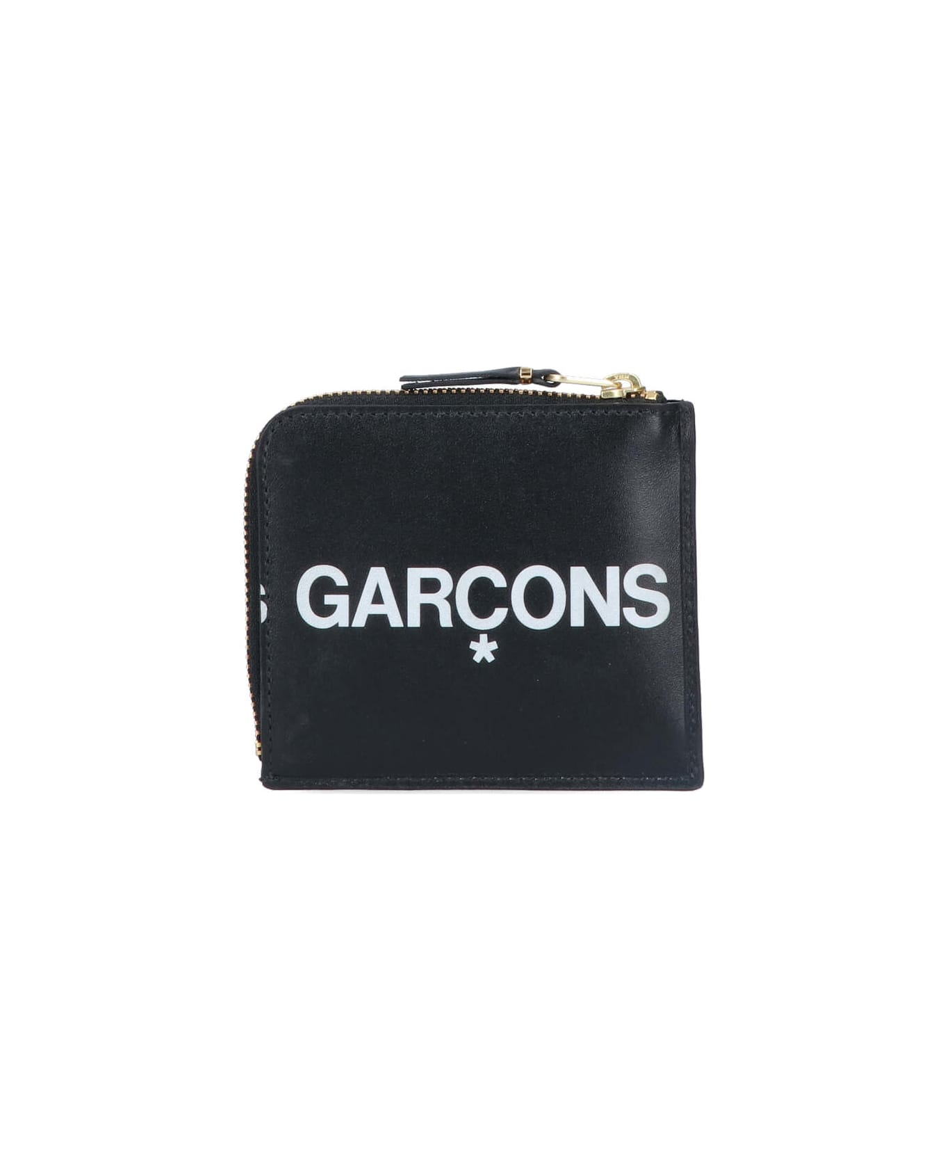 Comme des Garçons Wallet 'huge Logo' coin Purse - Black   財布