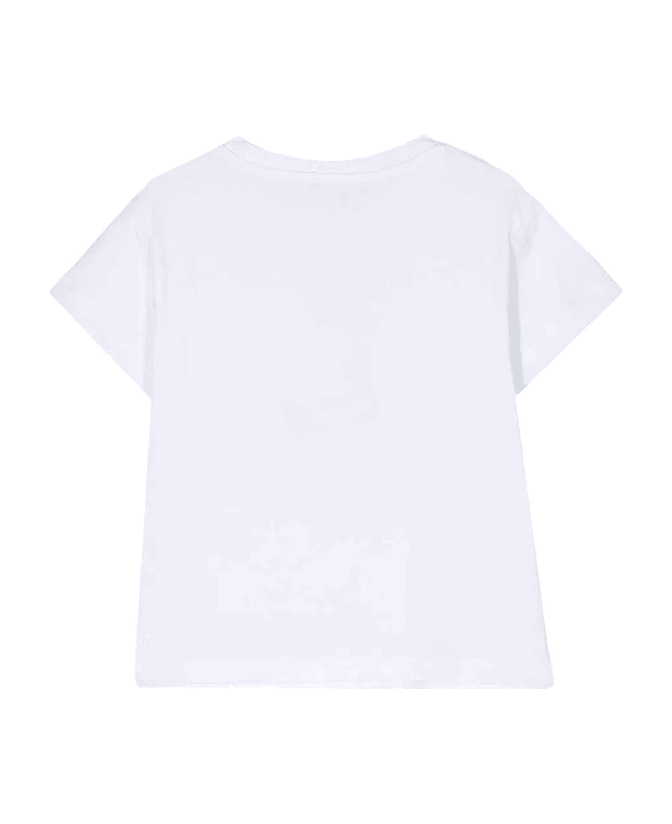 Monnalisa White T-shirt Girl Tシャツ＆ポロシャツ