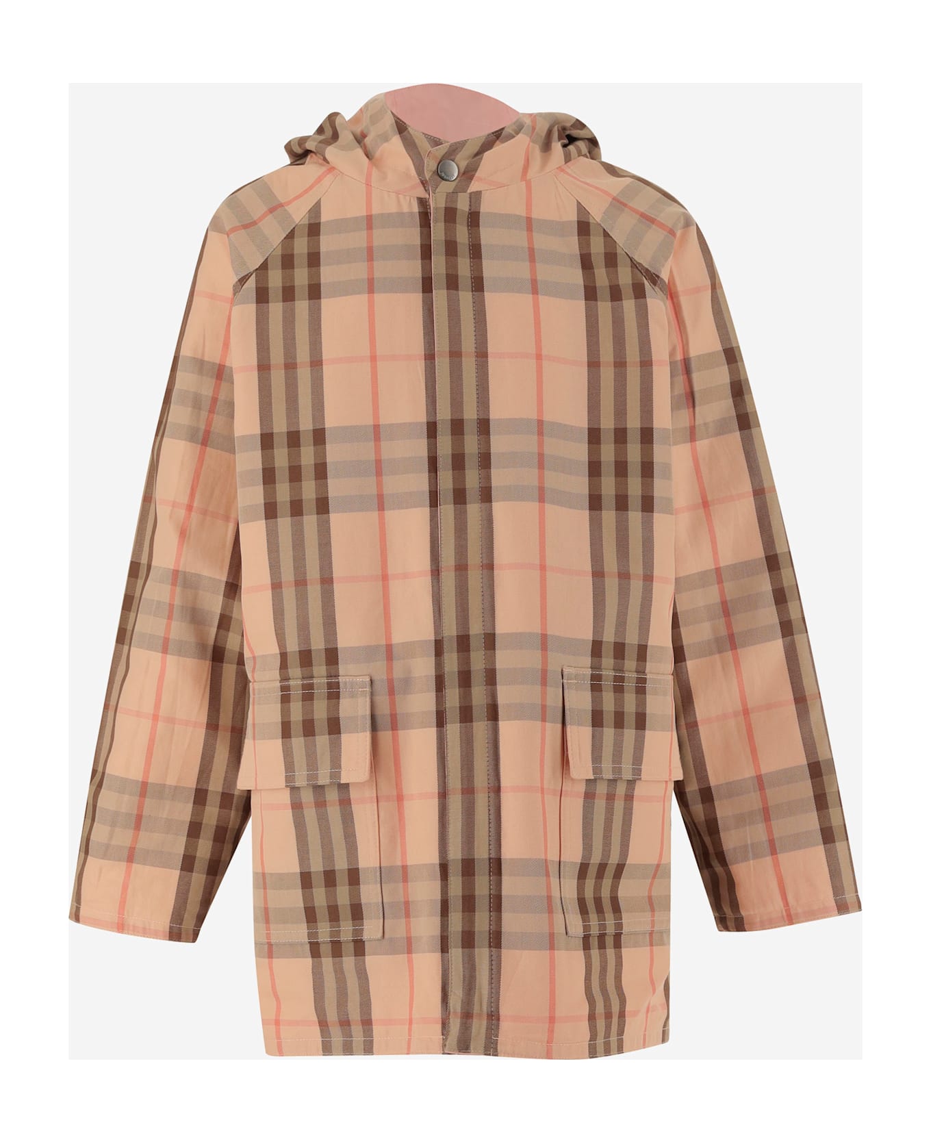 Burberry Reversible Cotton Coat - Pink