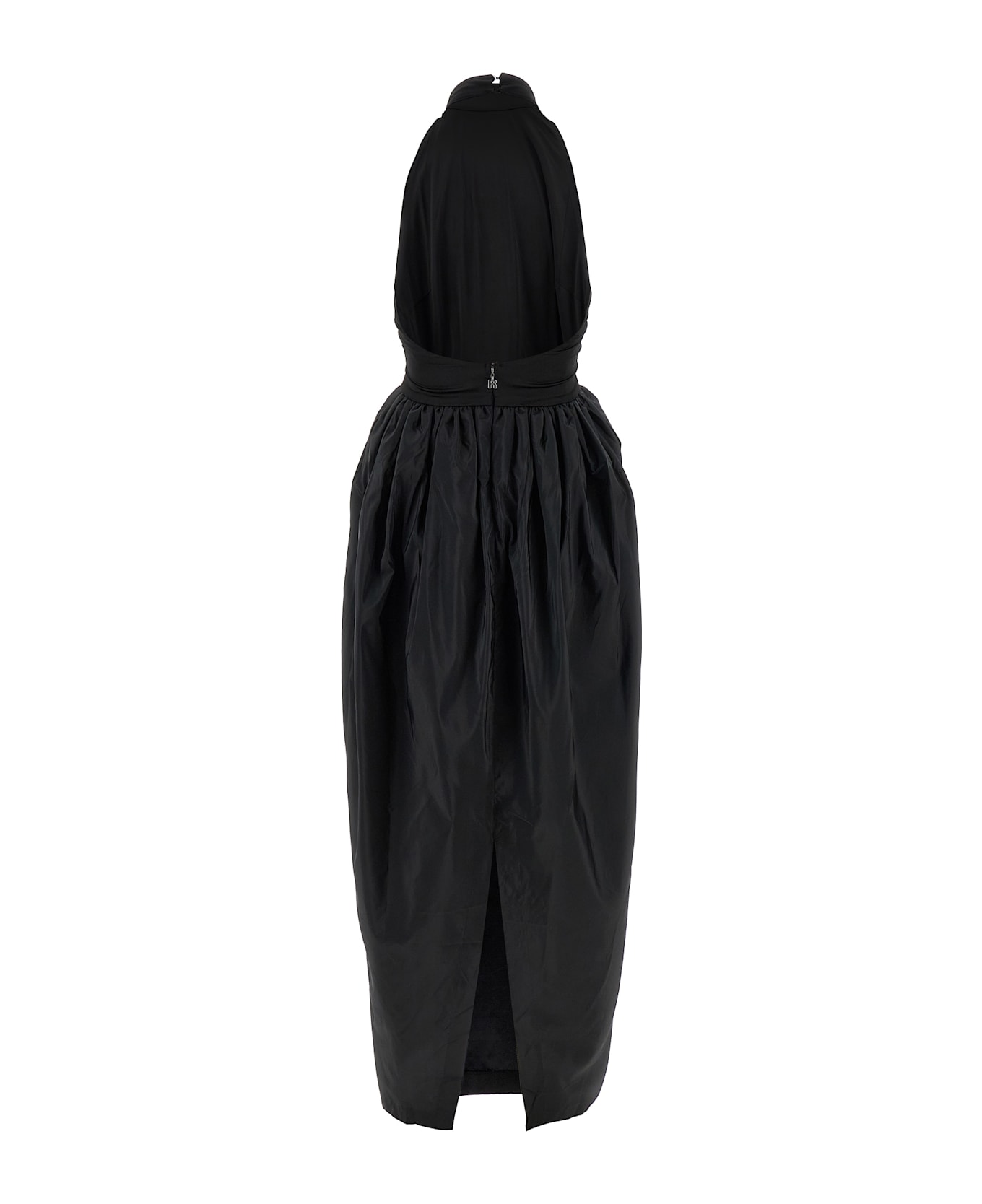 Rotate by Birger Christensen 'satin Taffeta Maxi' Dress - Black  