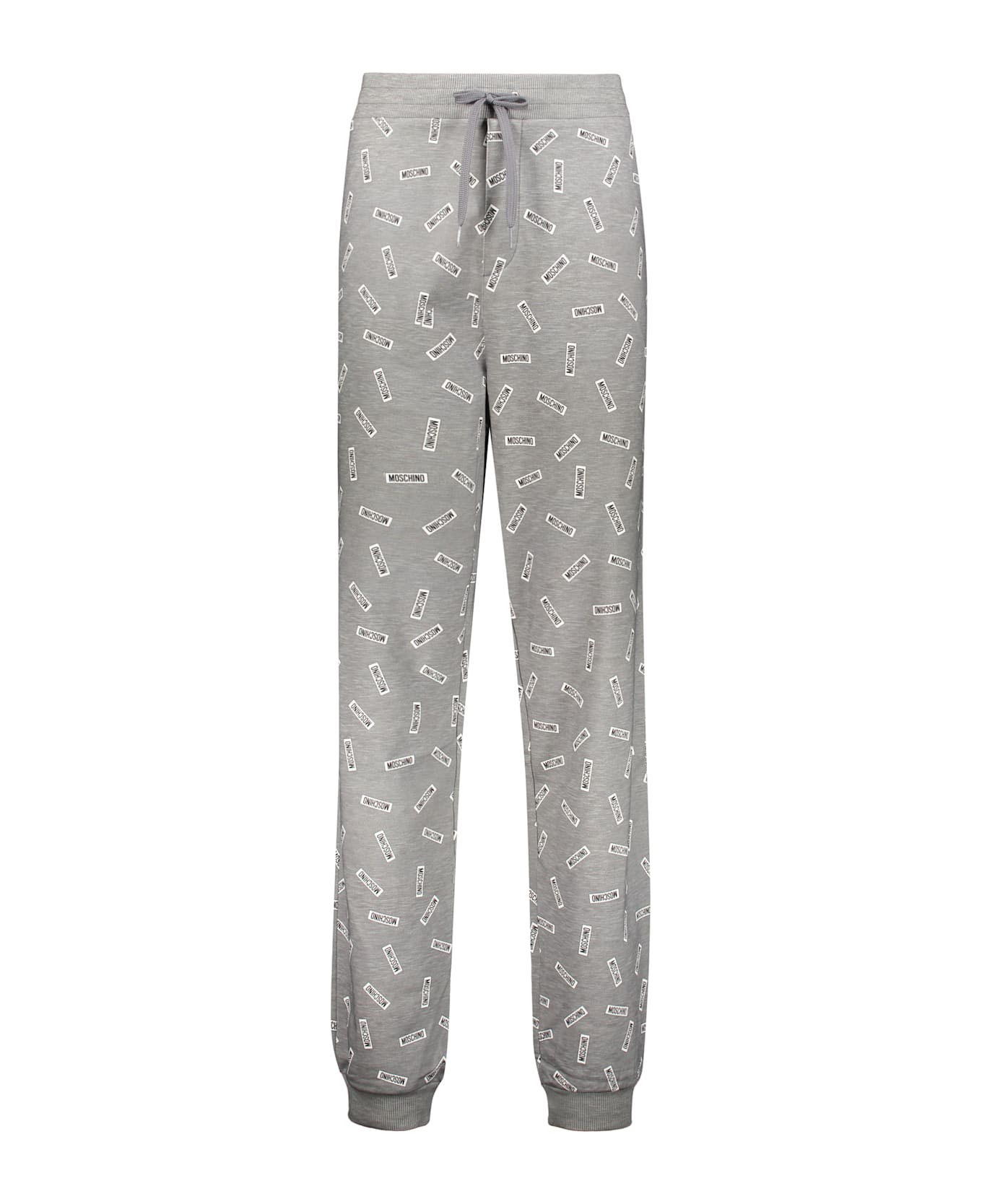 Moschino Logo Print Sweatpants - grey