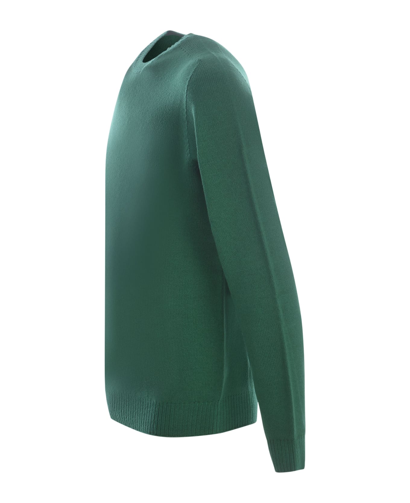 Jeordie's Sweater Jeordie's In Merino Wool - Verde ニットウェア