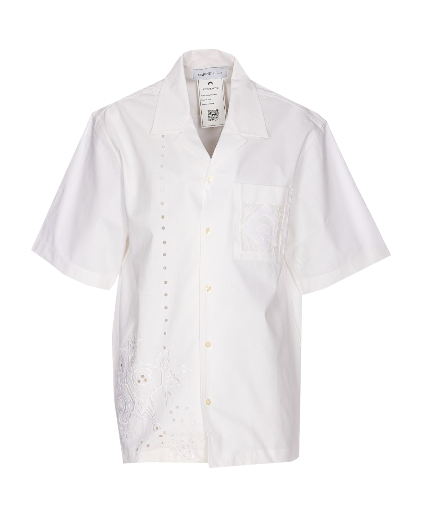 Marine Serre Regenerated Household Shirt - White
