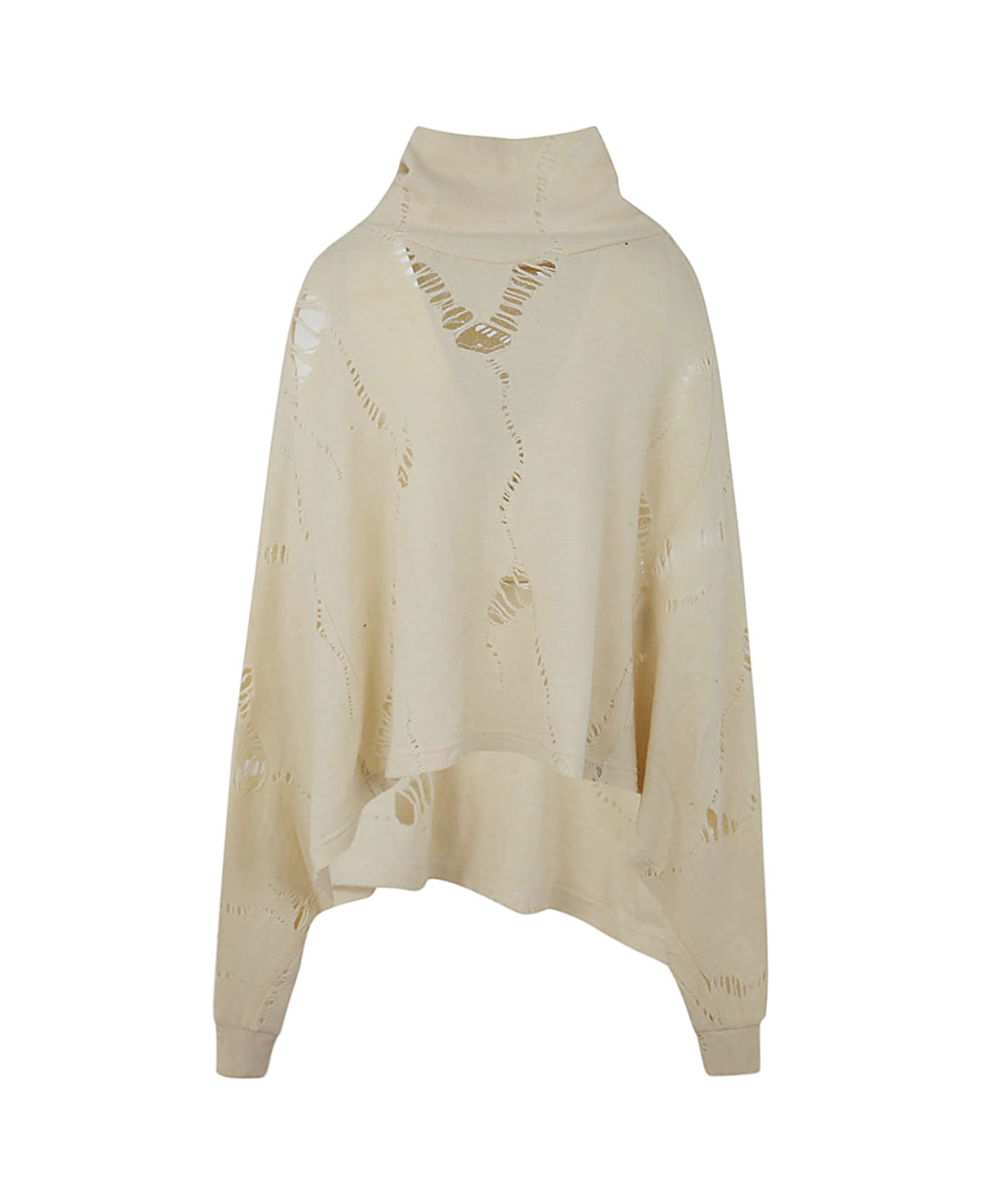 Y's Poncho With Sleeves - Ivory