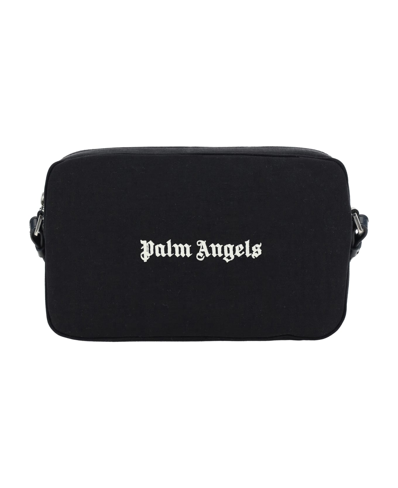 Palm Angels Camera Case Bag - Black White ショルダーバッグ