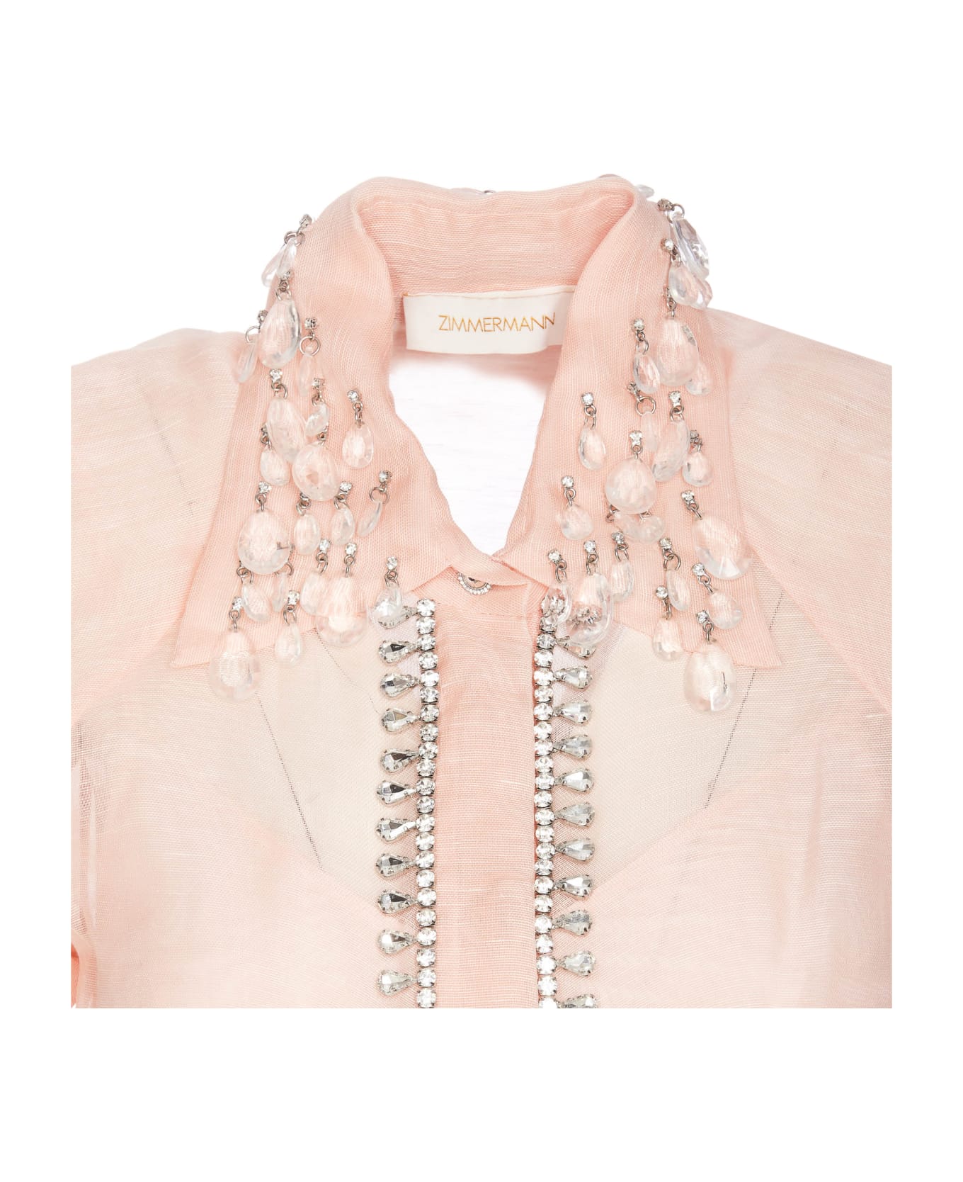 Zimmermann Matchmaker Diamond Shirt - Pink ブラウス