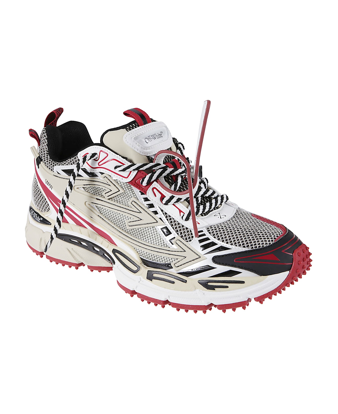 Off-White Be Right Back Sneakers - Sand/sand/red