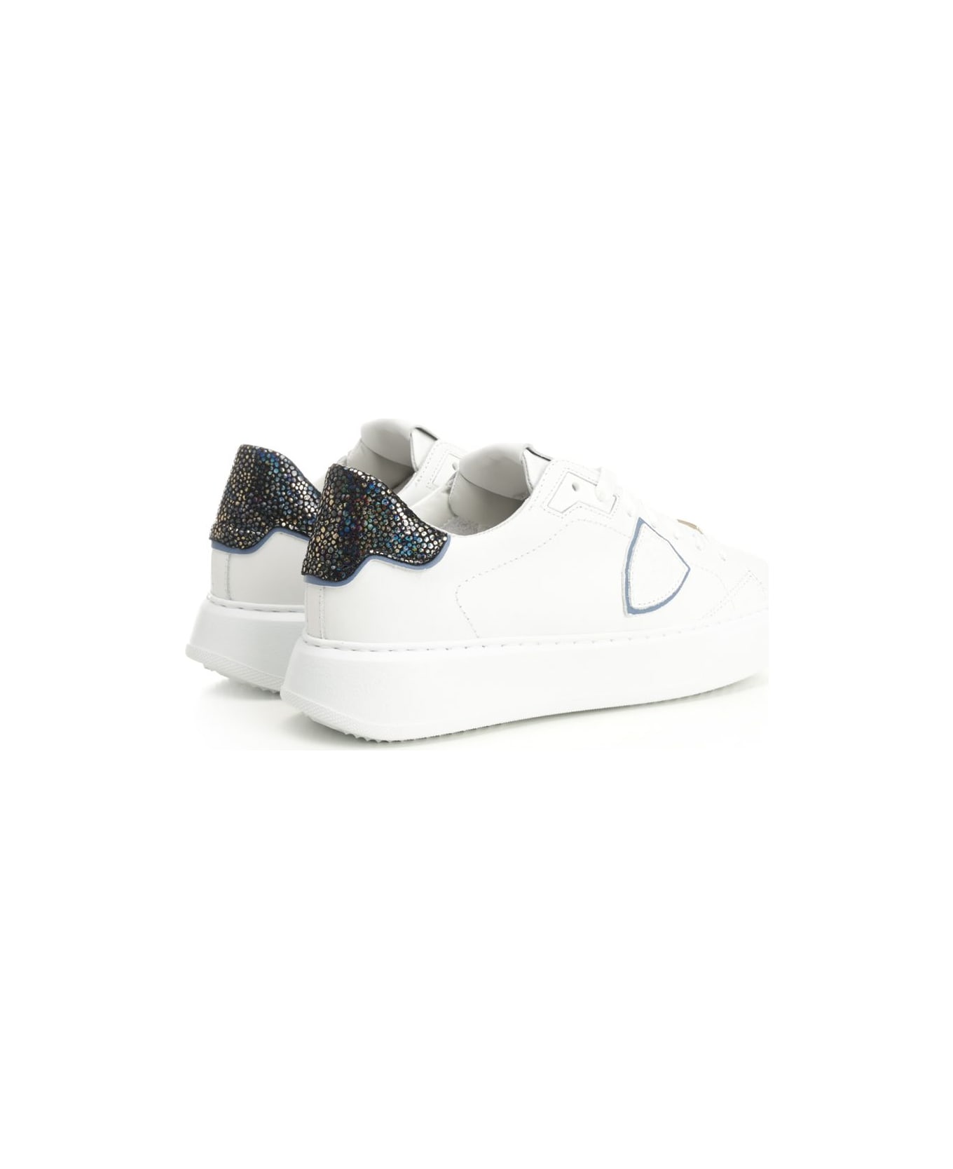 Philippe Model Temple Sneaker - White 1