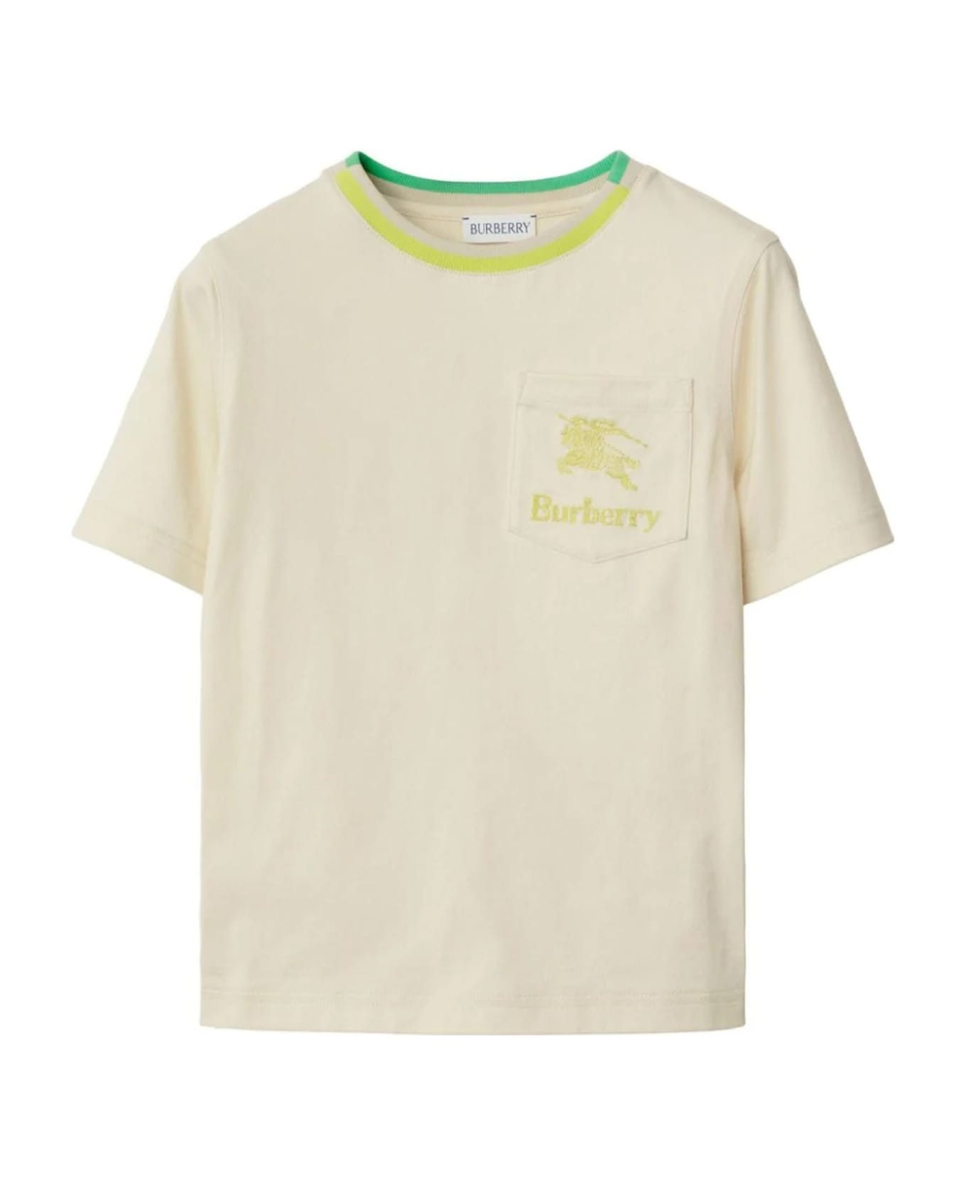 Burberry Kids T-shirts And Polos Beige - Beige Tシャツ＆ポロシャツ