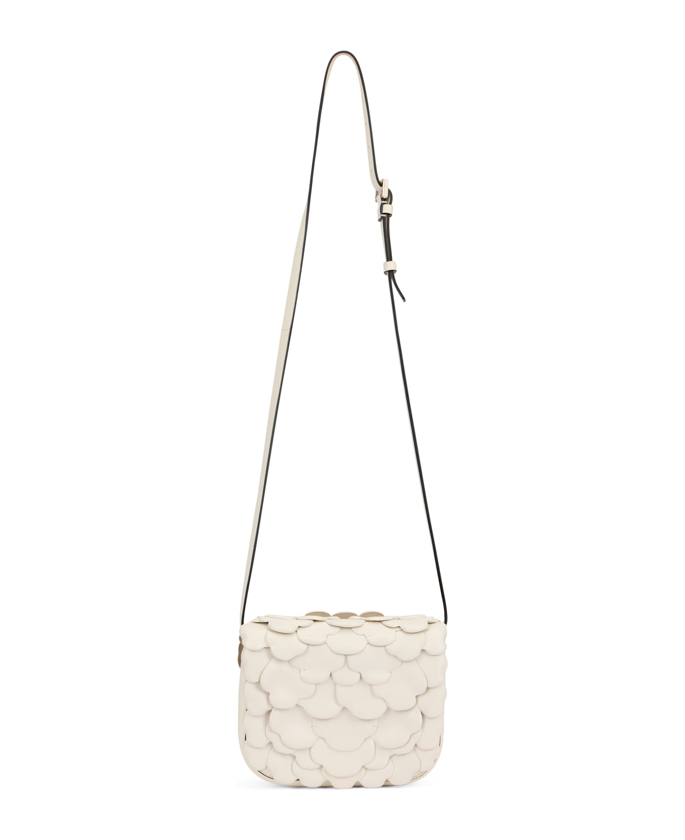Valentino Garavani Shoulder Bag In Leather - Ivory