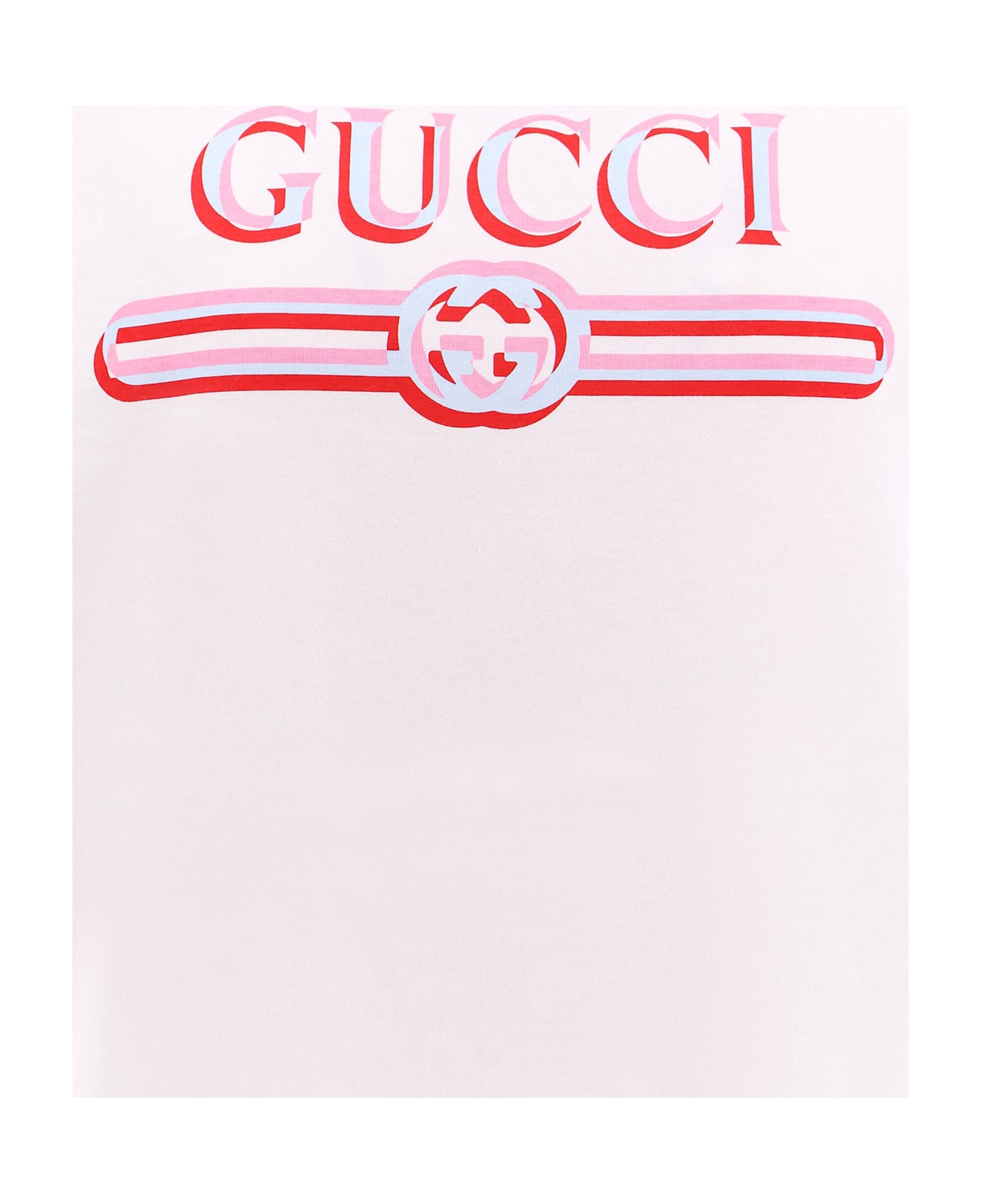 Gucci White Cotton Oversize T-shirt - White