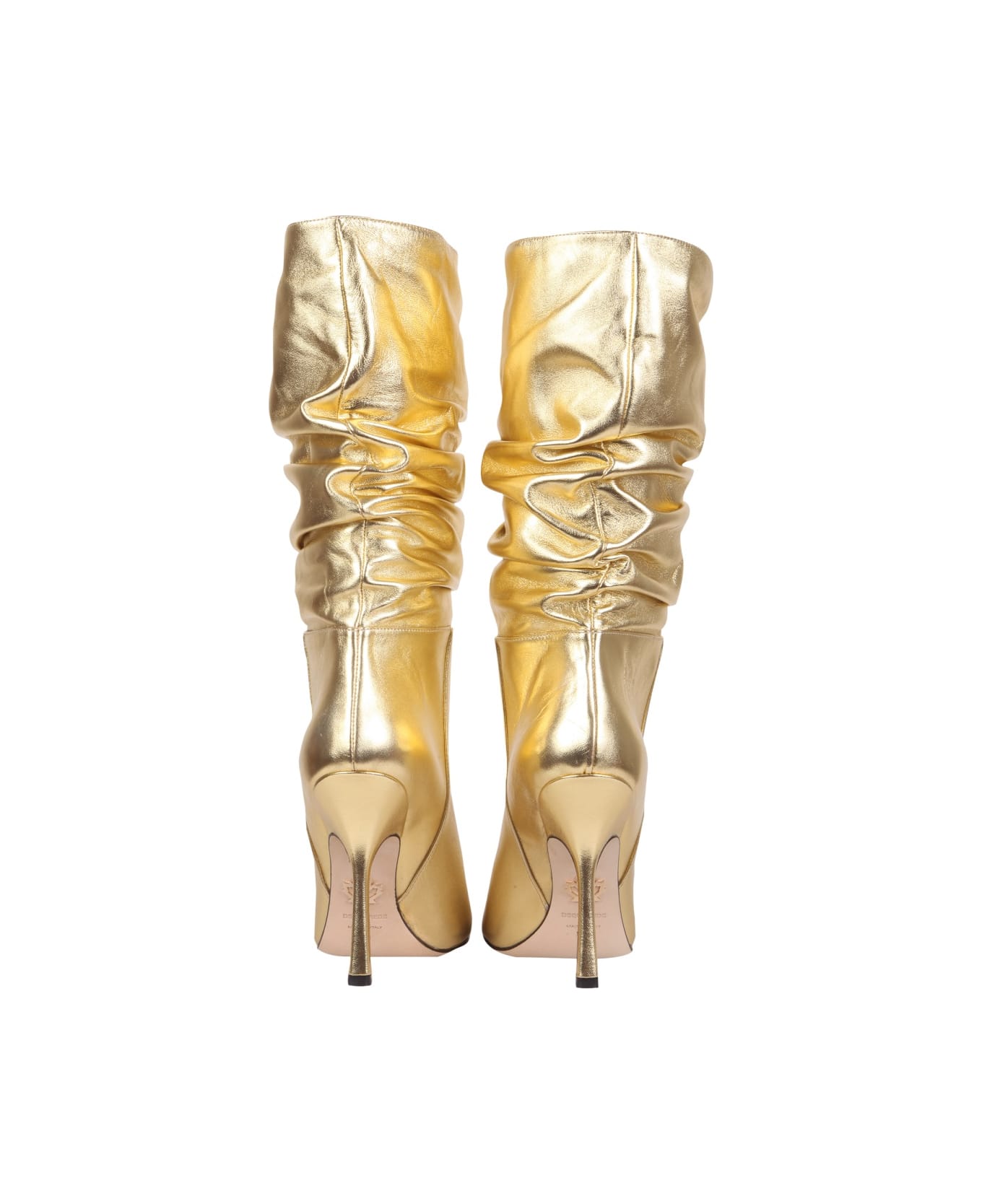 Dsquared2 Boots With Heel - GOLD