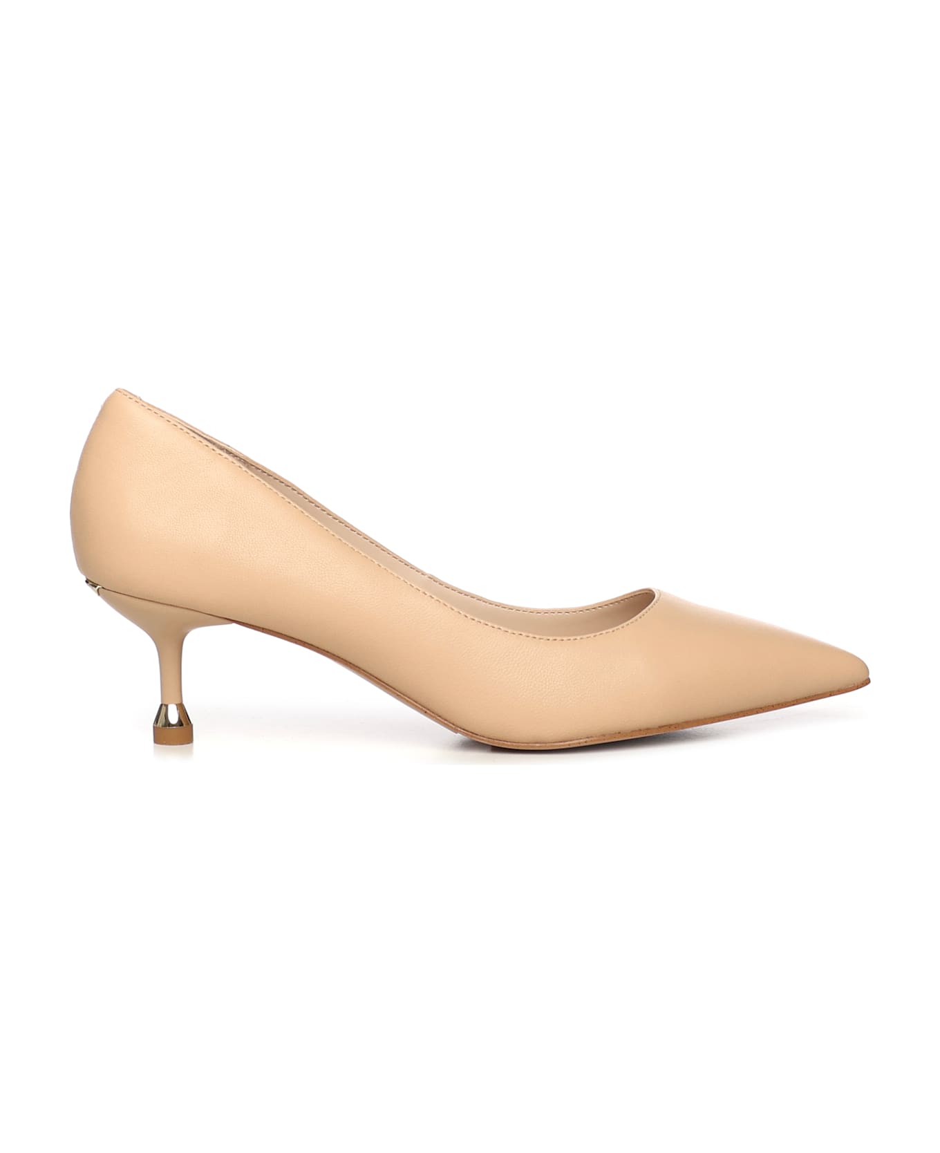 Liu-Jo Nappa Leather Pumps - Nude