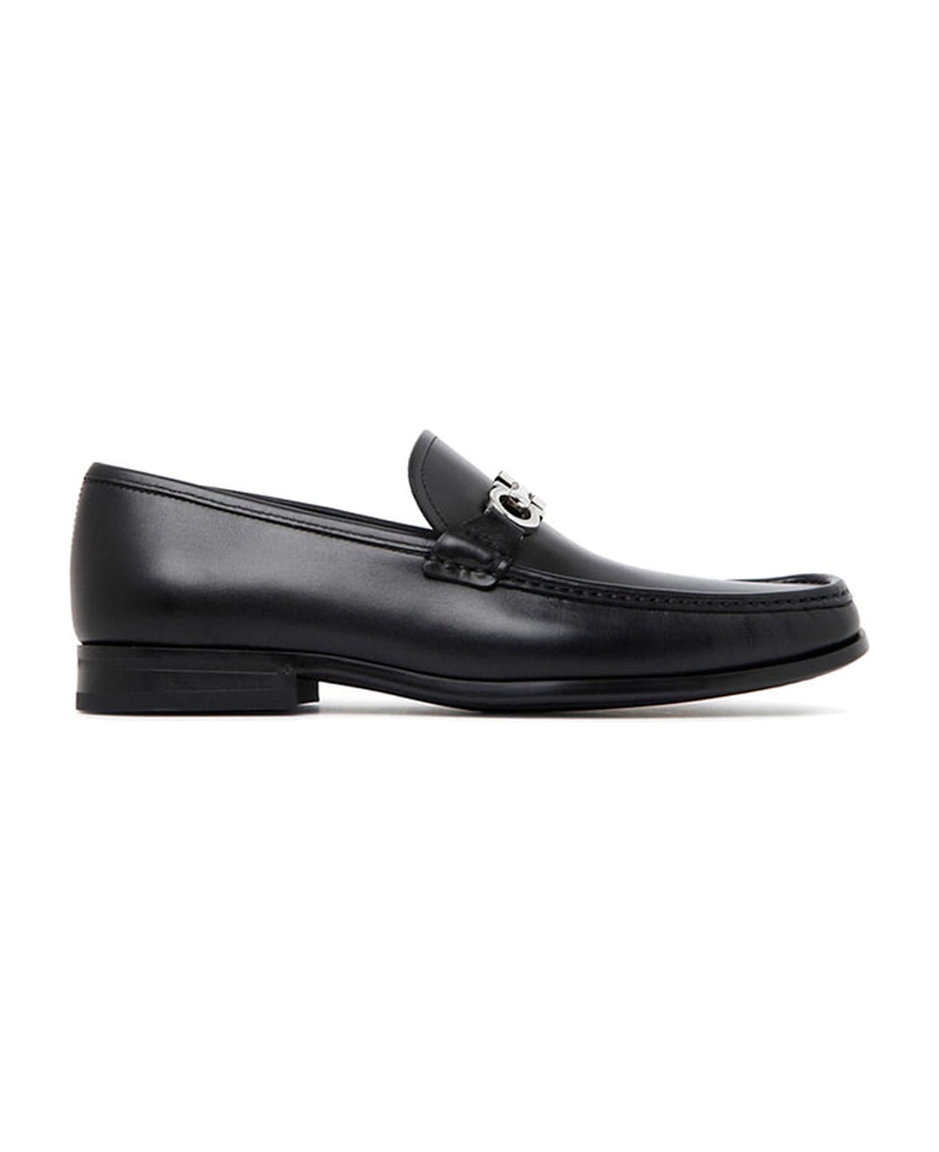 Ferragamo Chris Leather Loafers - Black