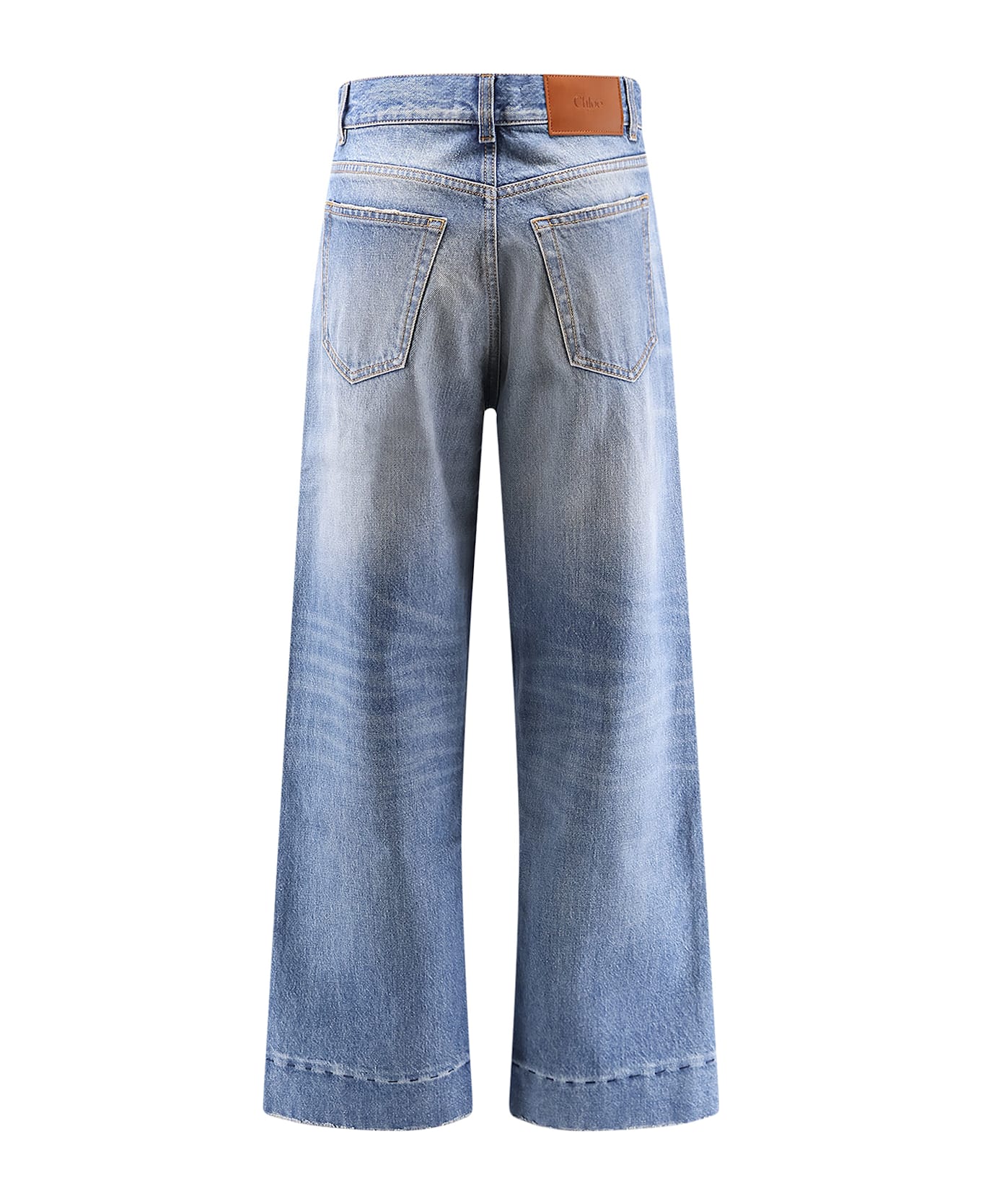 Chloé Stone-washed Denim Jeans - Dream Blue
