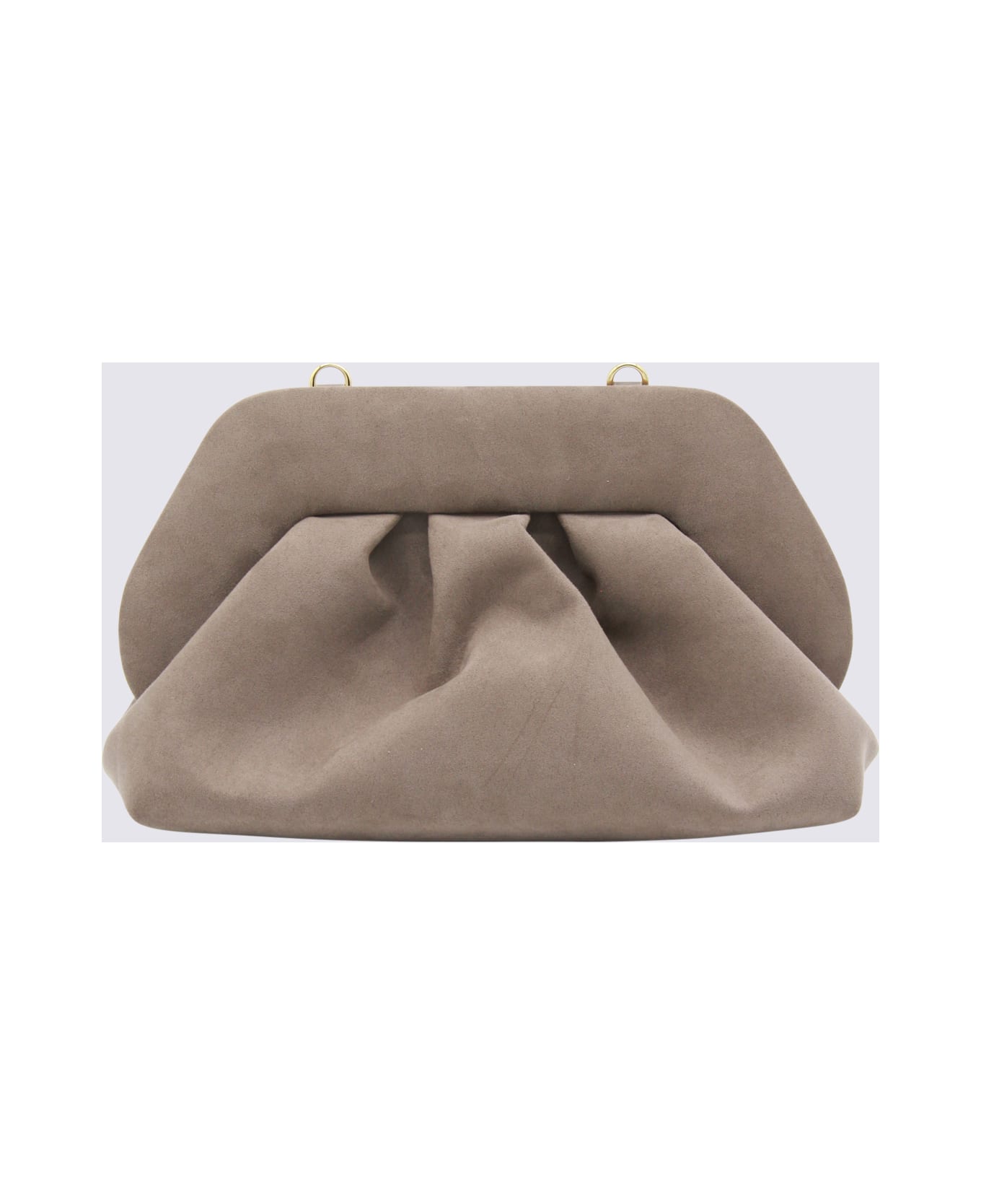 THEMOIRè Beige Tia Suede Cluthes - mud