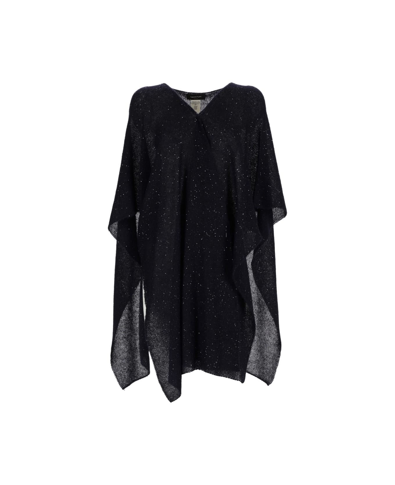 Fabiana Filippi Sequined Cape - BLUE