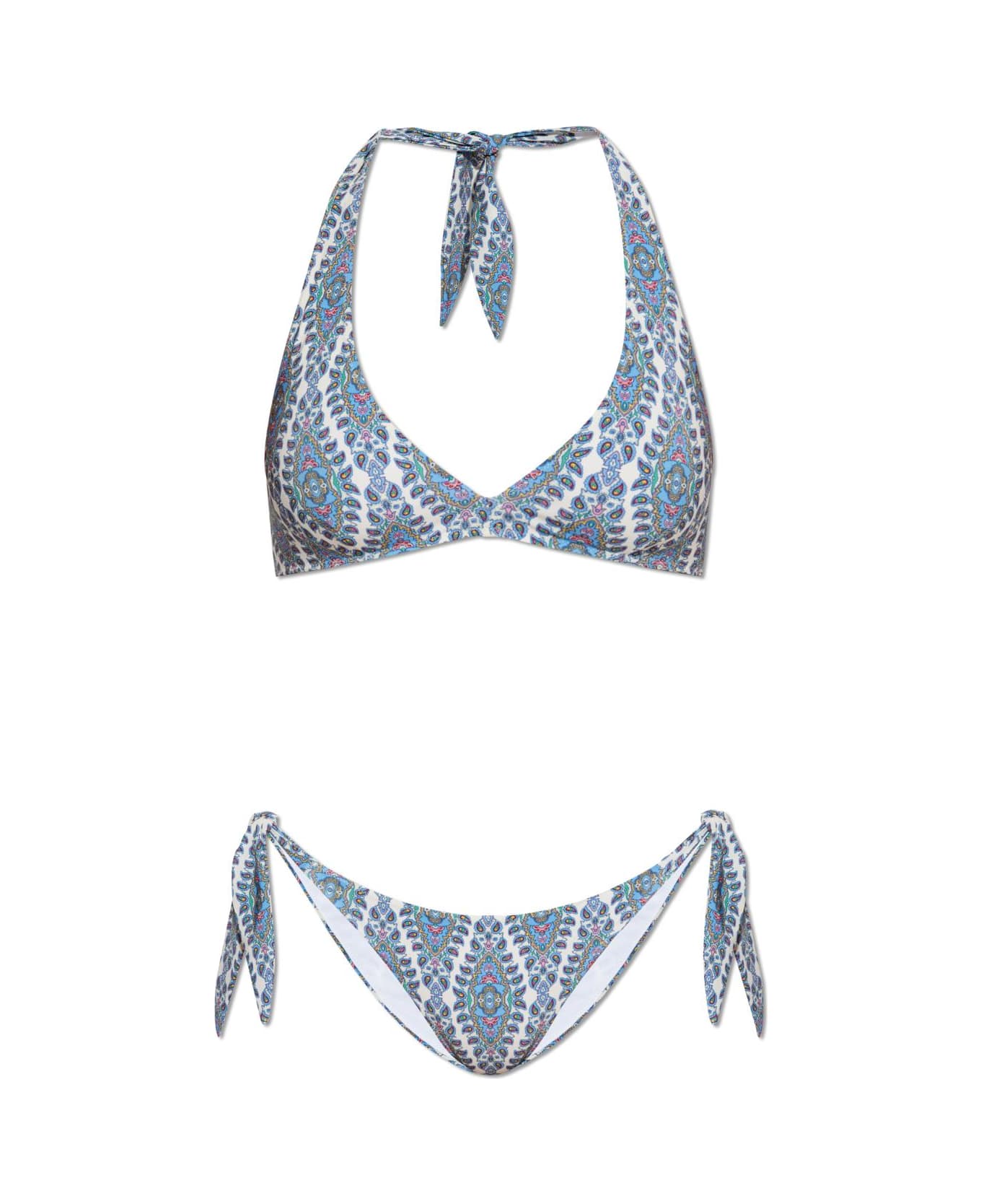 Etro Two-piece Swimsuit - Gnawed Blue