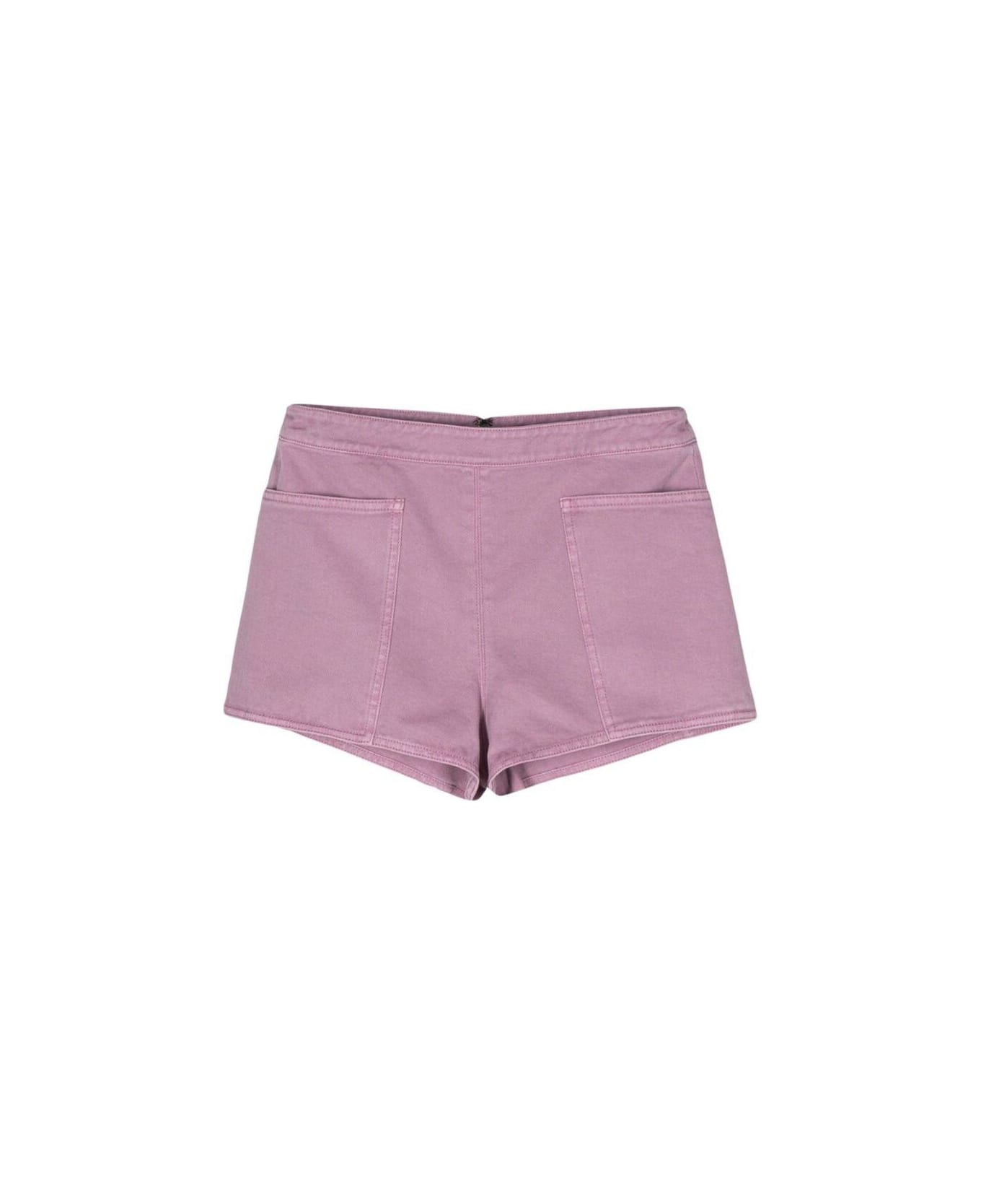 Max Mara Pocket Detailed Shorts - PURPLE