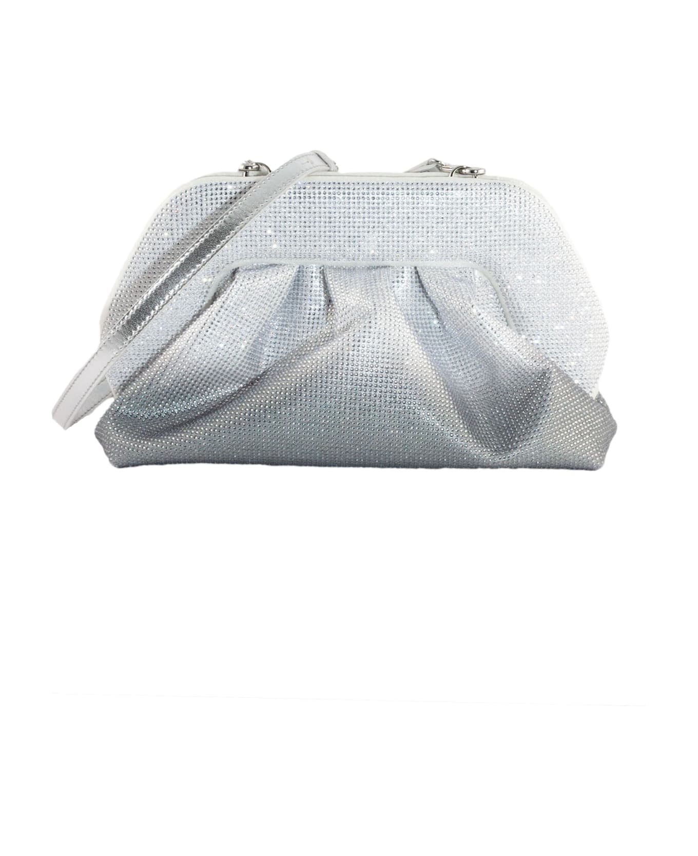 THEMOIRè Tia Rhinestone-embellished Clutch Bag - Nero