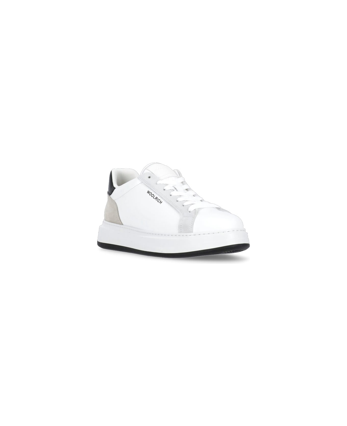 Woolrich 'arrow' Leather Sneakers - White スニーカー
