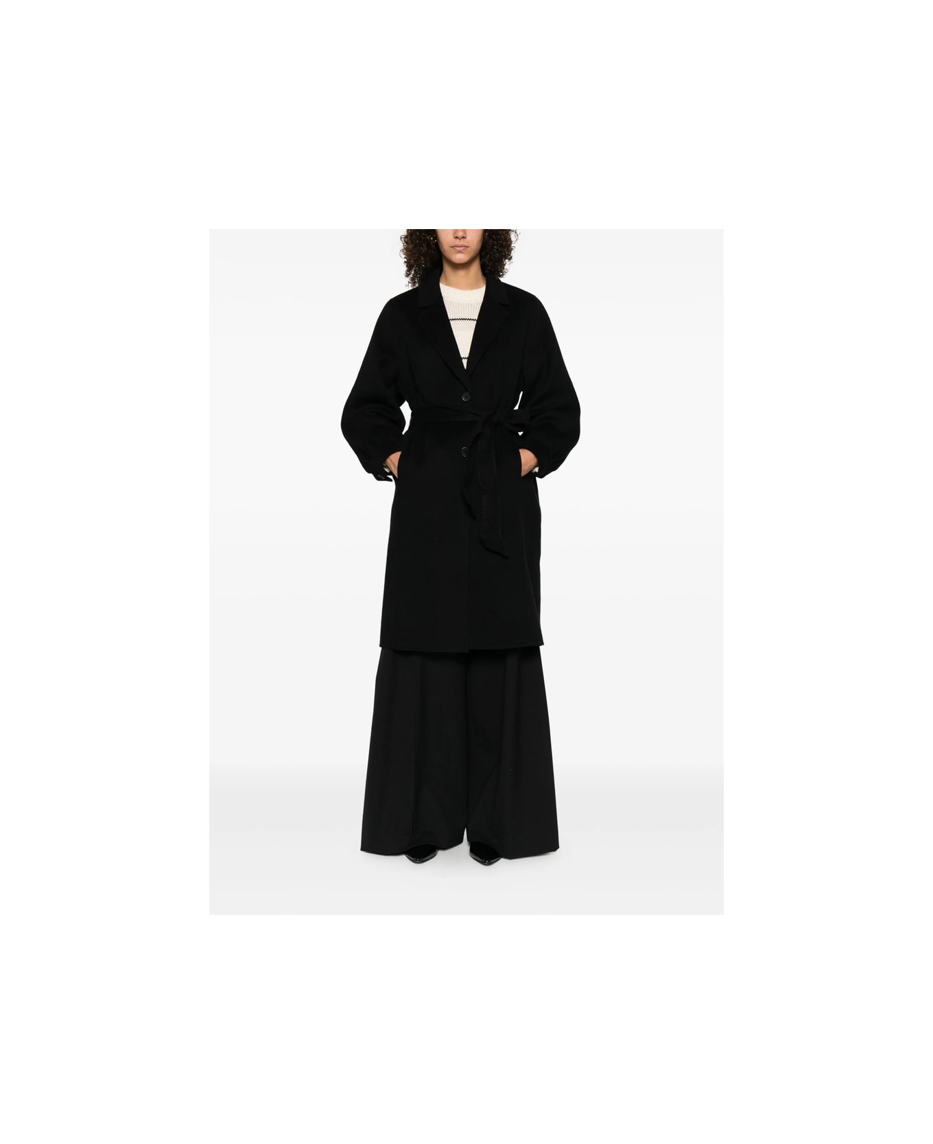 TwinSet Coat - BLACK