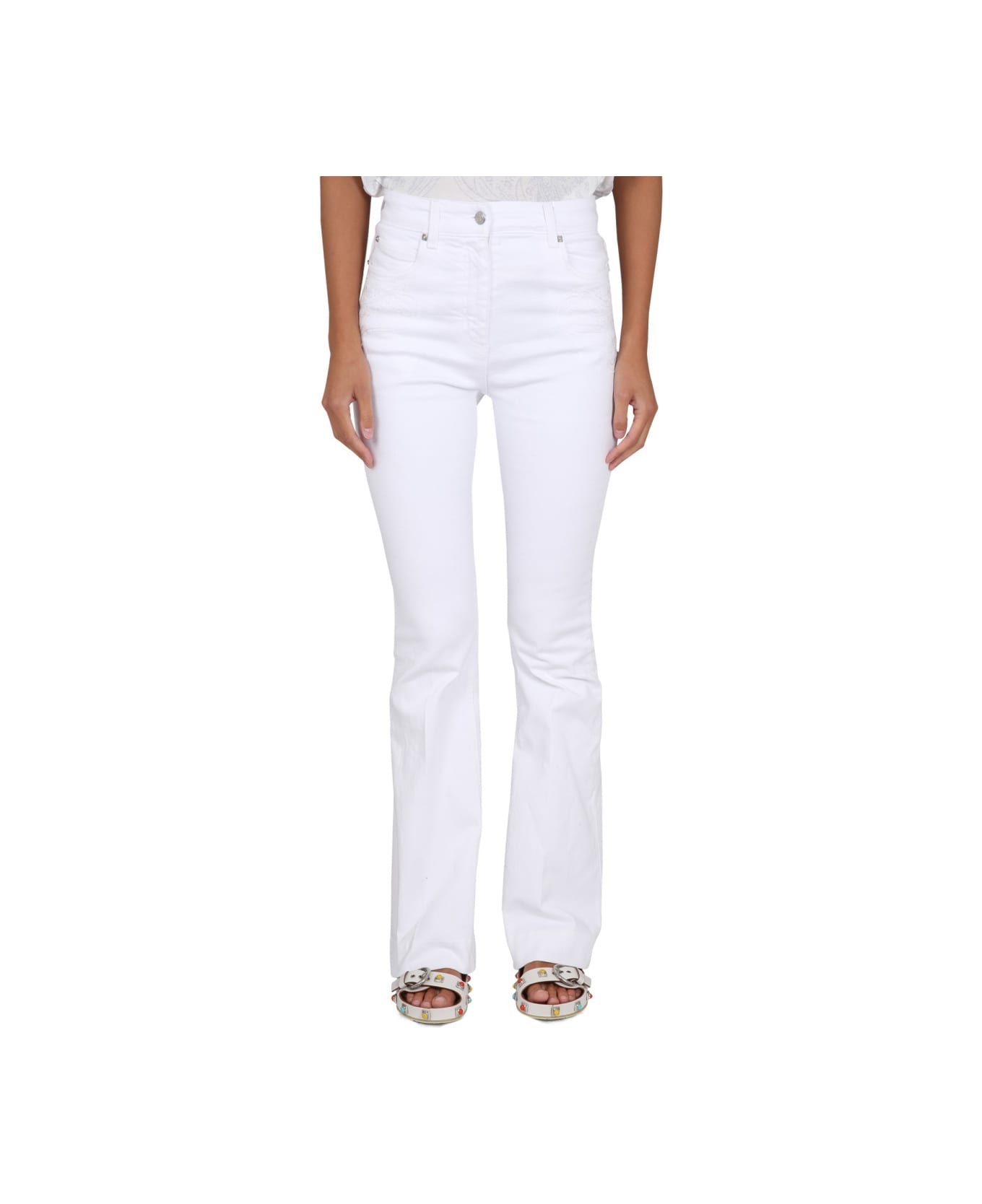 Etro Five Pocket Jeans - WHITE