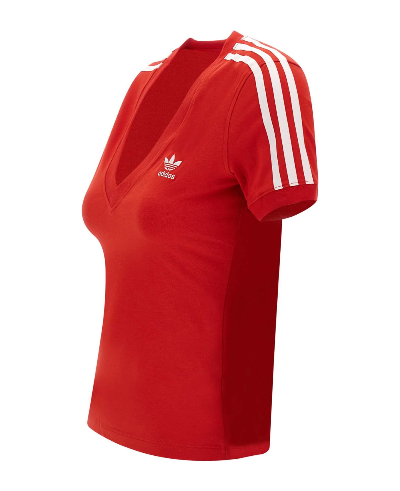 Adidas Cotton T-shirt - RED Tシャツ