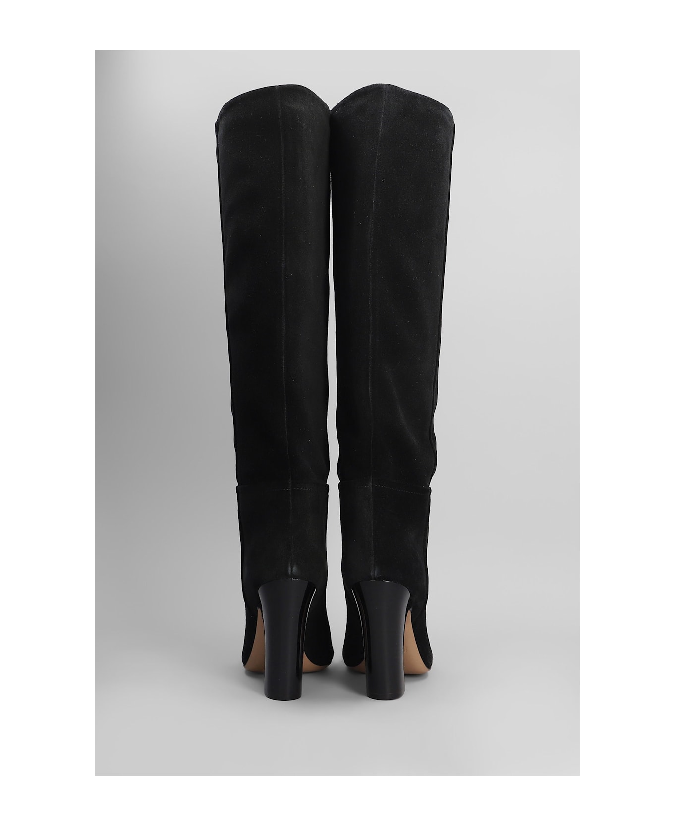 Paris Texas Lavinia Boot 100 High Heels Boots In Black Suede - black