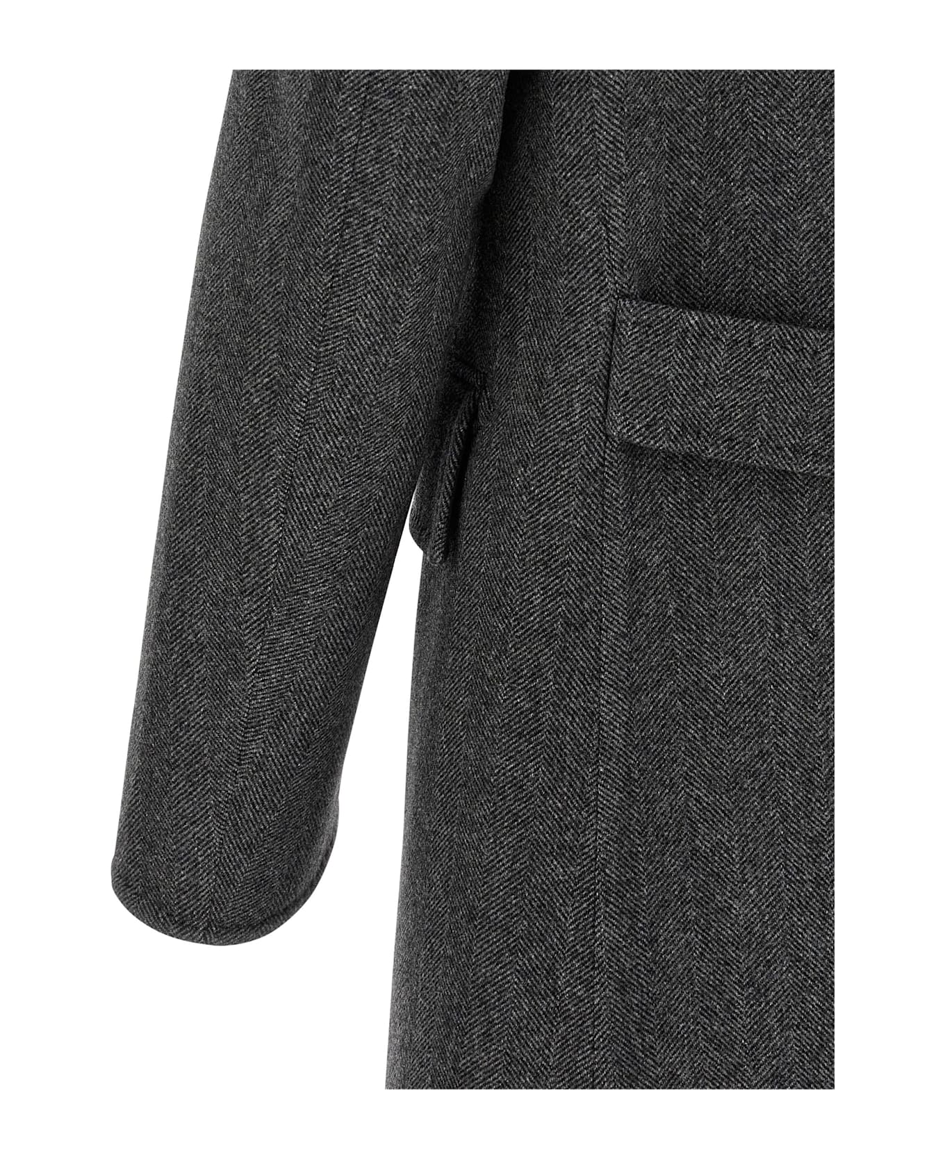 Tom Ford Double-breasted Coat - Gray