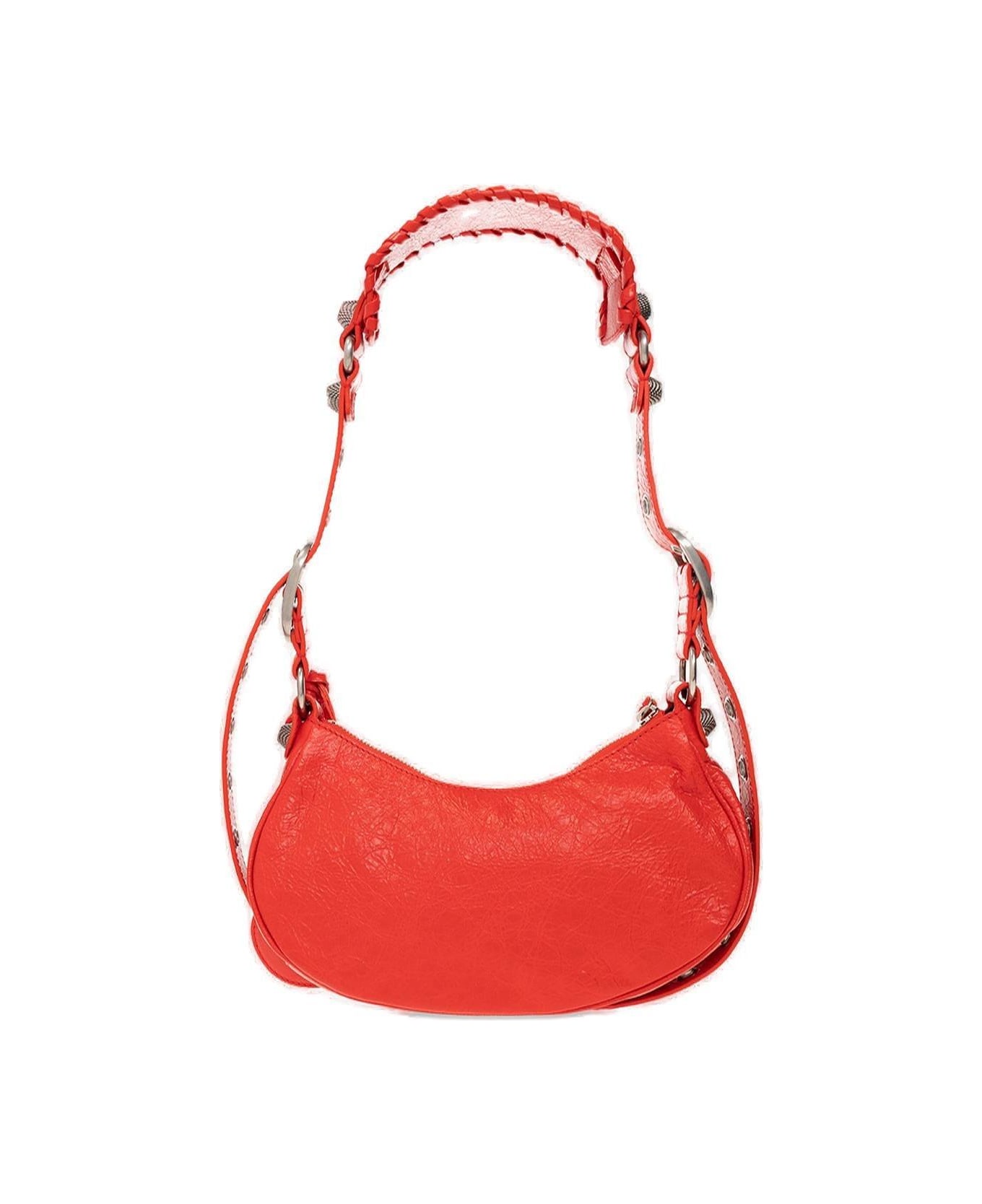 Balenciaga Le Cagole Zipped Xs Shoulder Bag - Tomato Red