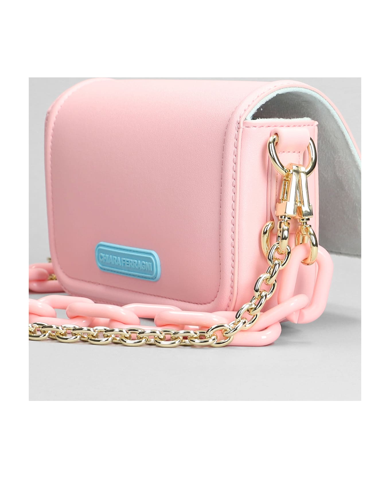 Chiara Ferragni Shoulder Bag In Rose-pink Faux Leather - rose-pink ショルダーバッグ